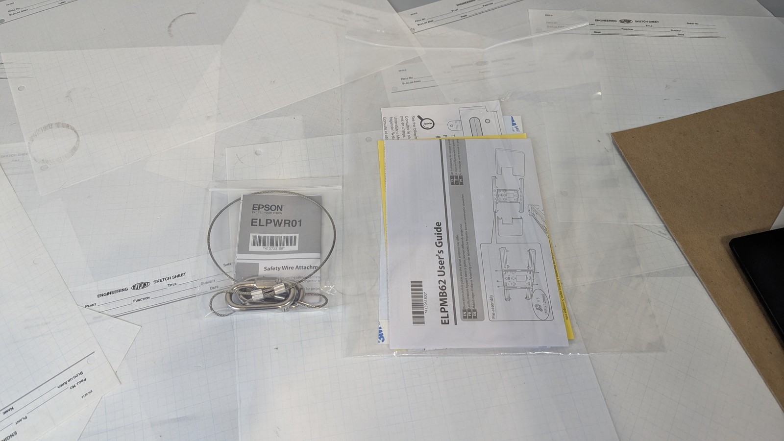 Epson ELPMB62 Ultra Short Throw Projector Wall Mount Kit V12HA06A05 - Open Box