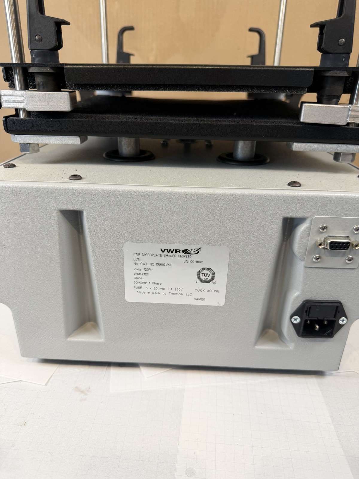 VWR DMS-2500 High Speed Microplate Shaker 600-2500 RPM 13500-890 - Tested