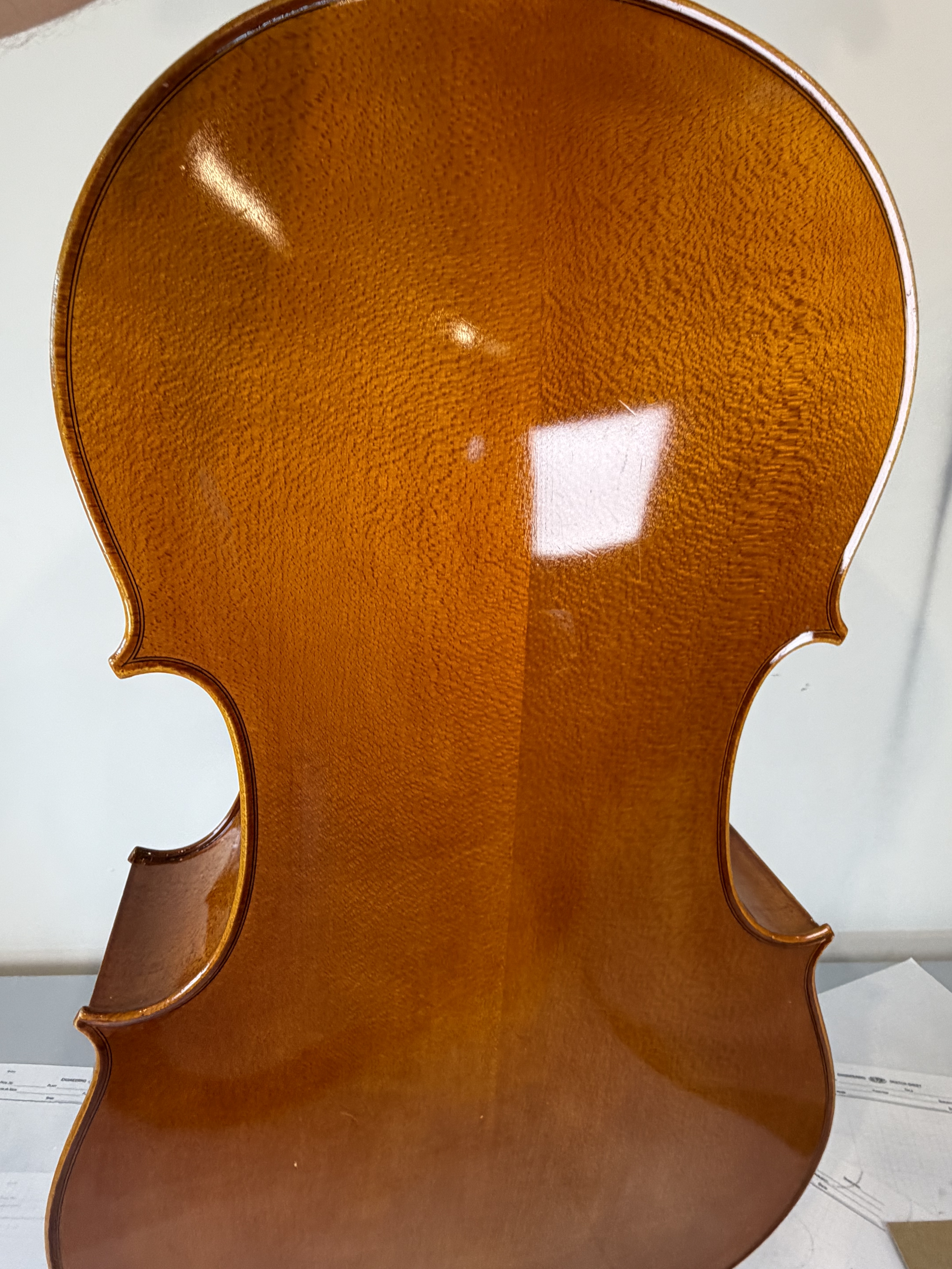 Strobel MC-100 4/4 Full Size Cello — Eastman Strings 2008, Carbon Bow