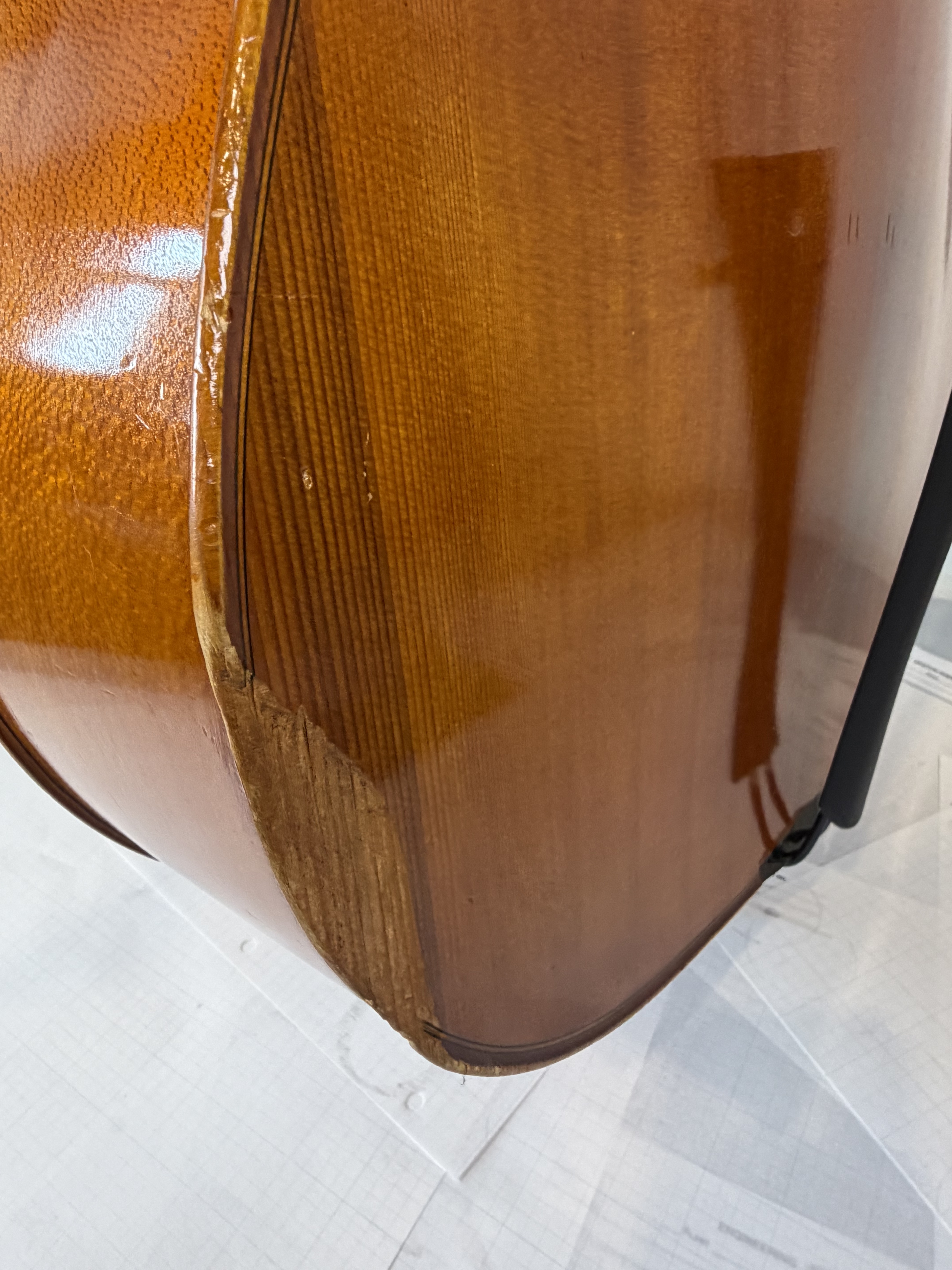 Strobel MC-100 4/4 Full Size Cello — Eastman Strings 2008, Carbon Bow