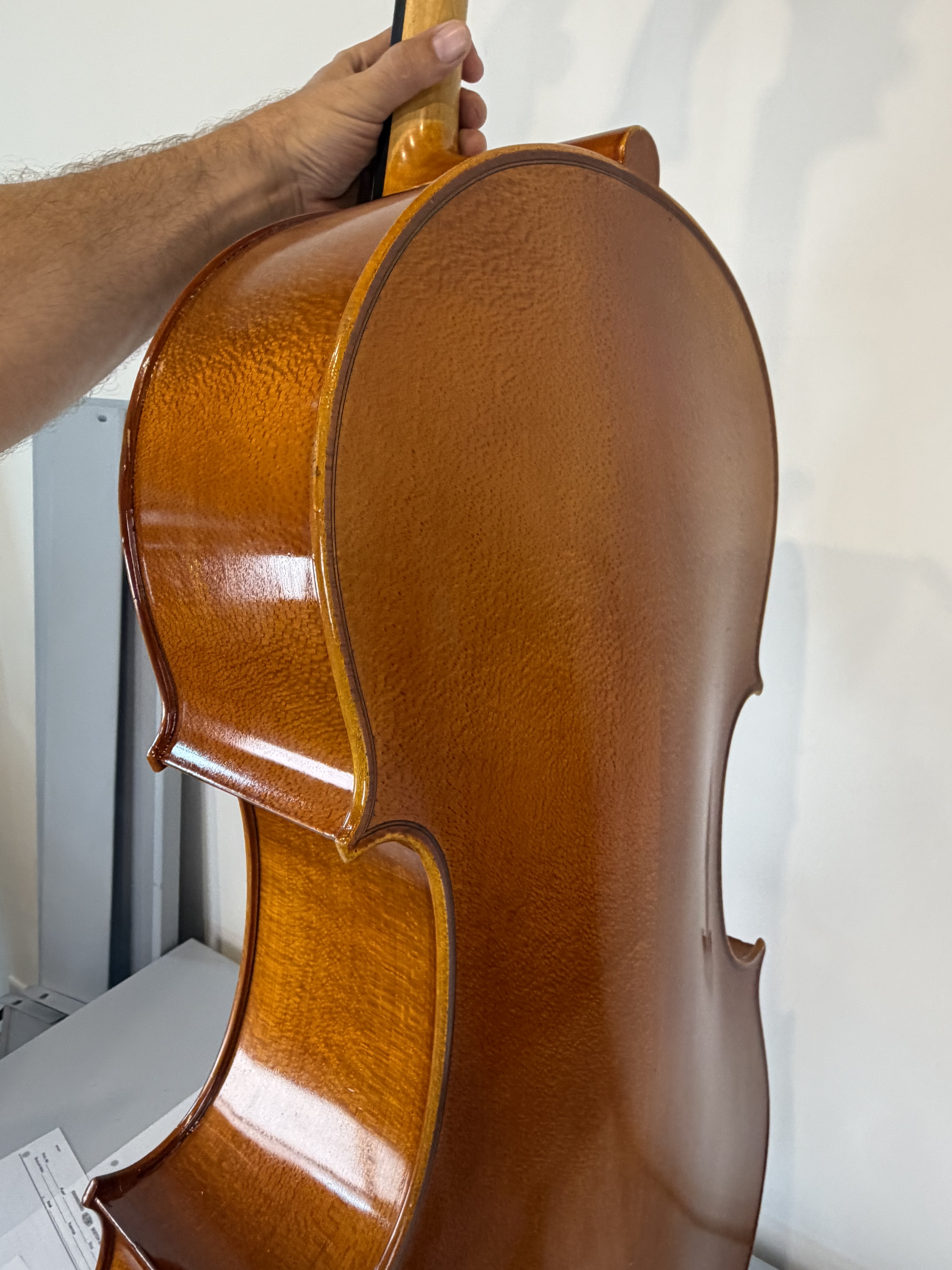 Strobel MC-100 4/4 Full Size Cello — Eastman Strings 2008, Carbon Bow