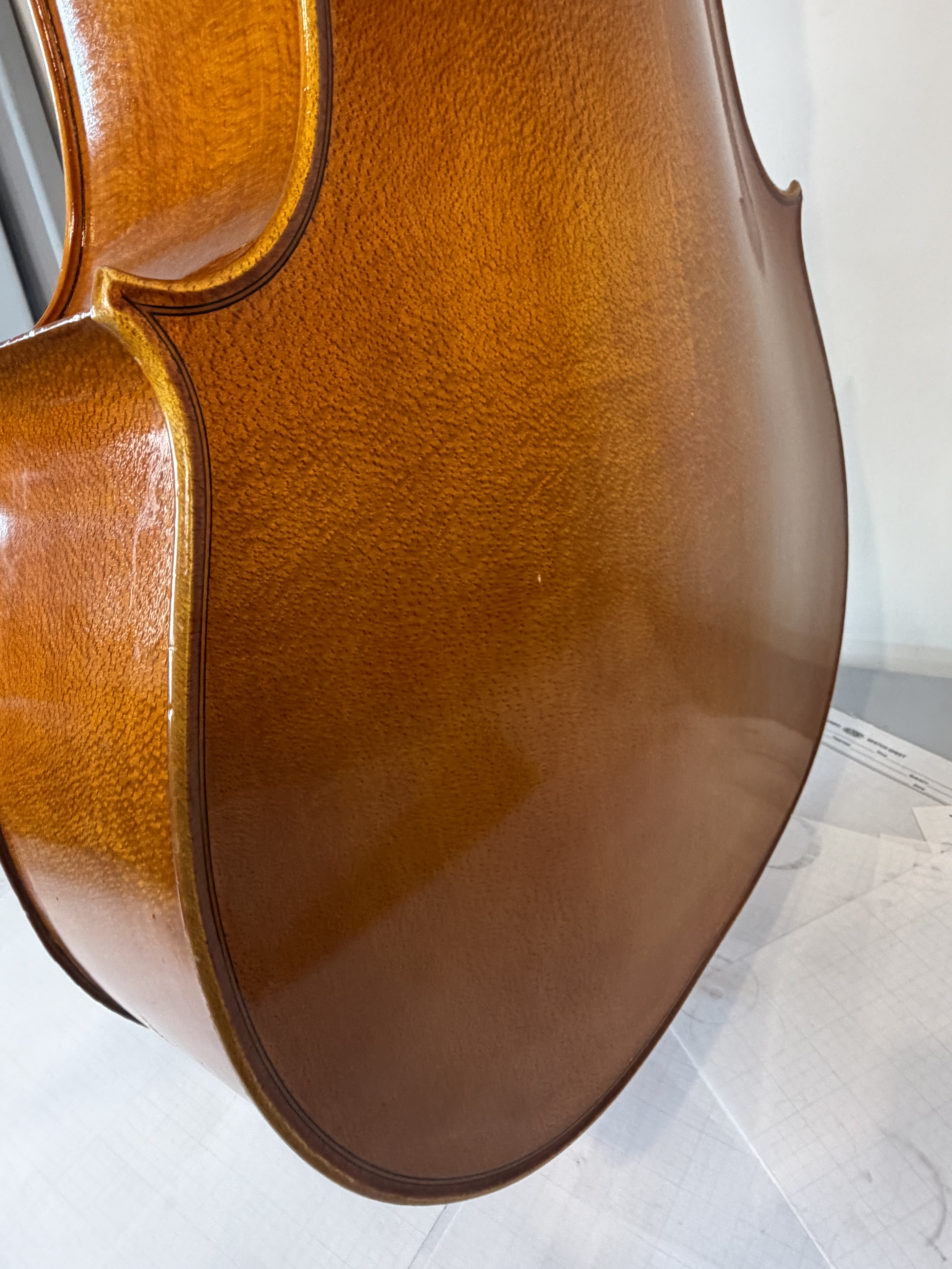 Strobel MC-100 4/4 Full Size Cello — Eastman Strings 2008, Carbon Bow