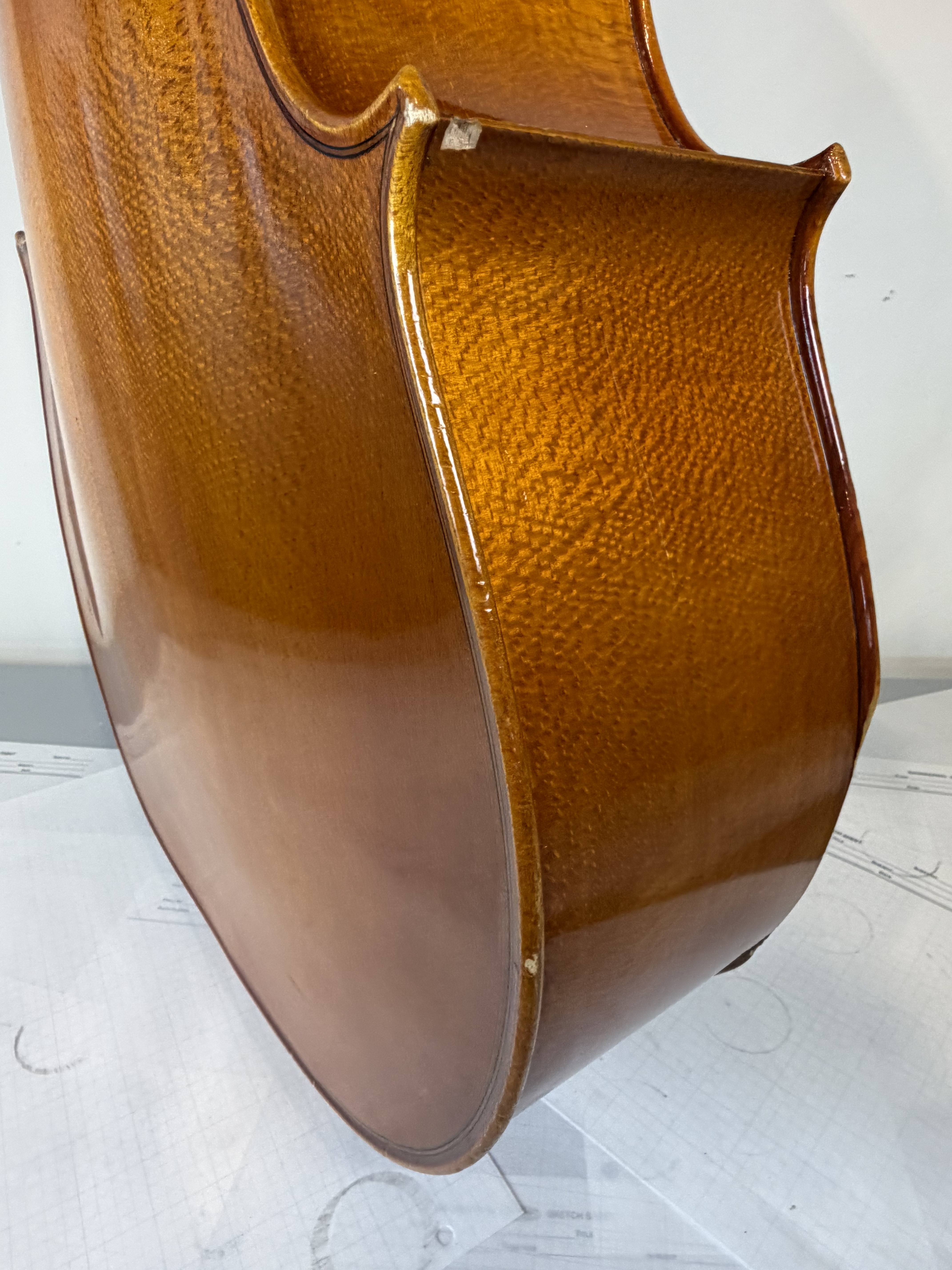 Strobel MC-100 4/4 Full Size Cello — Eastman Strings 2008, Carbon Bow