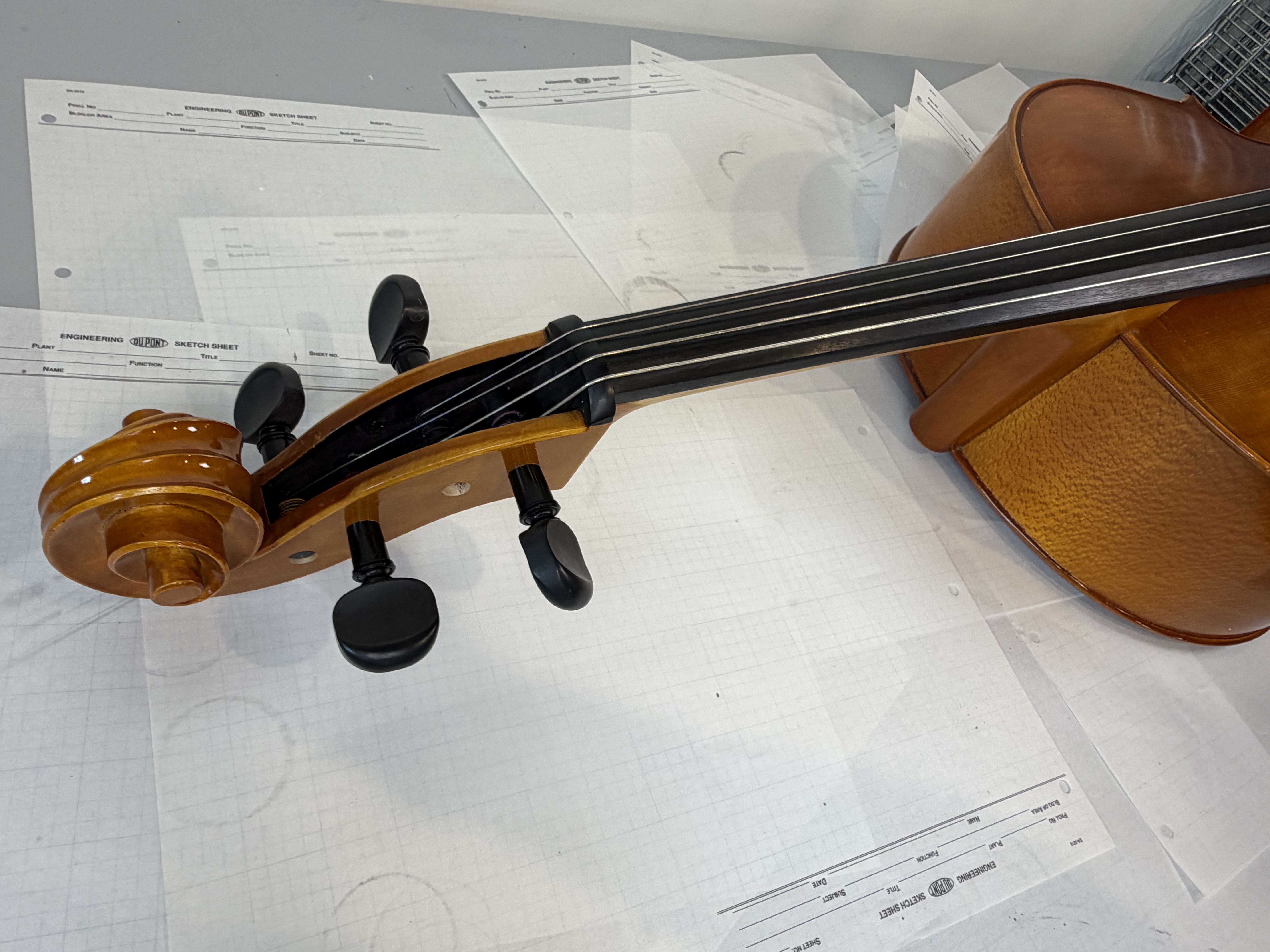 Strobel MC-100 4/4 Full Size Cello — Eastman Strings 2008, Carbon Bow