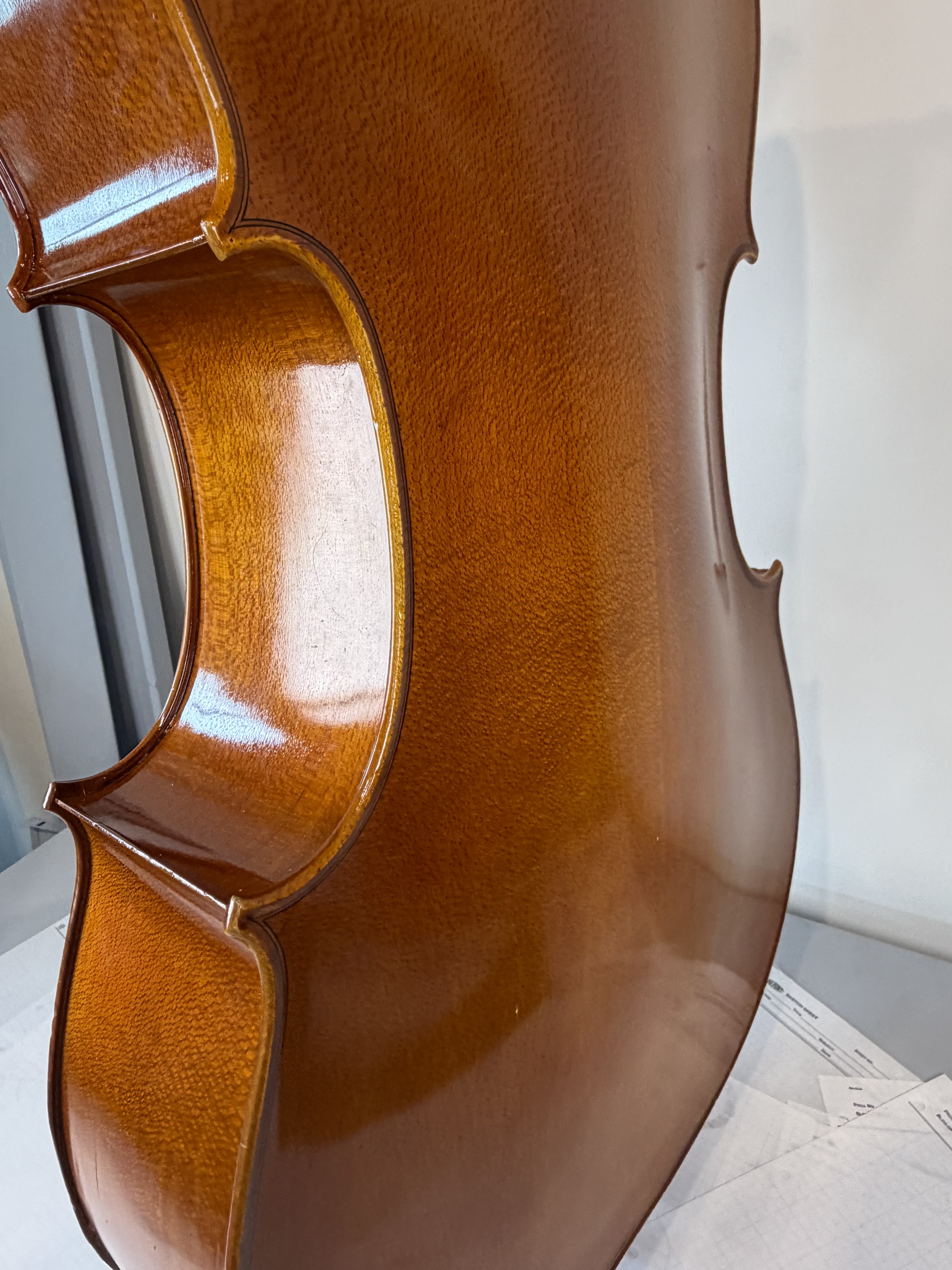 Strobel MC-100 4/4 Full Size Cello — Eastman Strings 2008, Carbon Bow