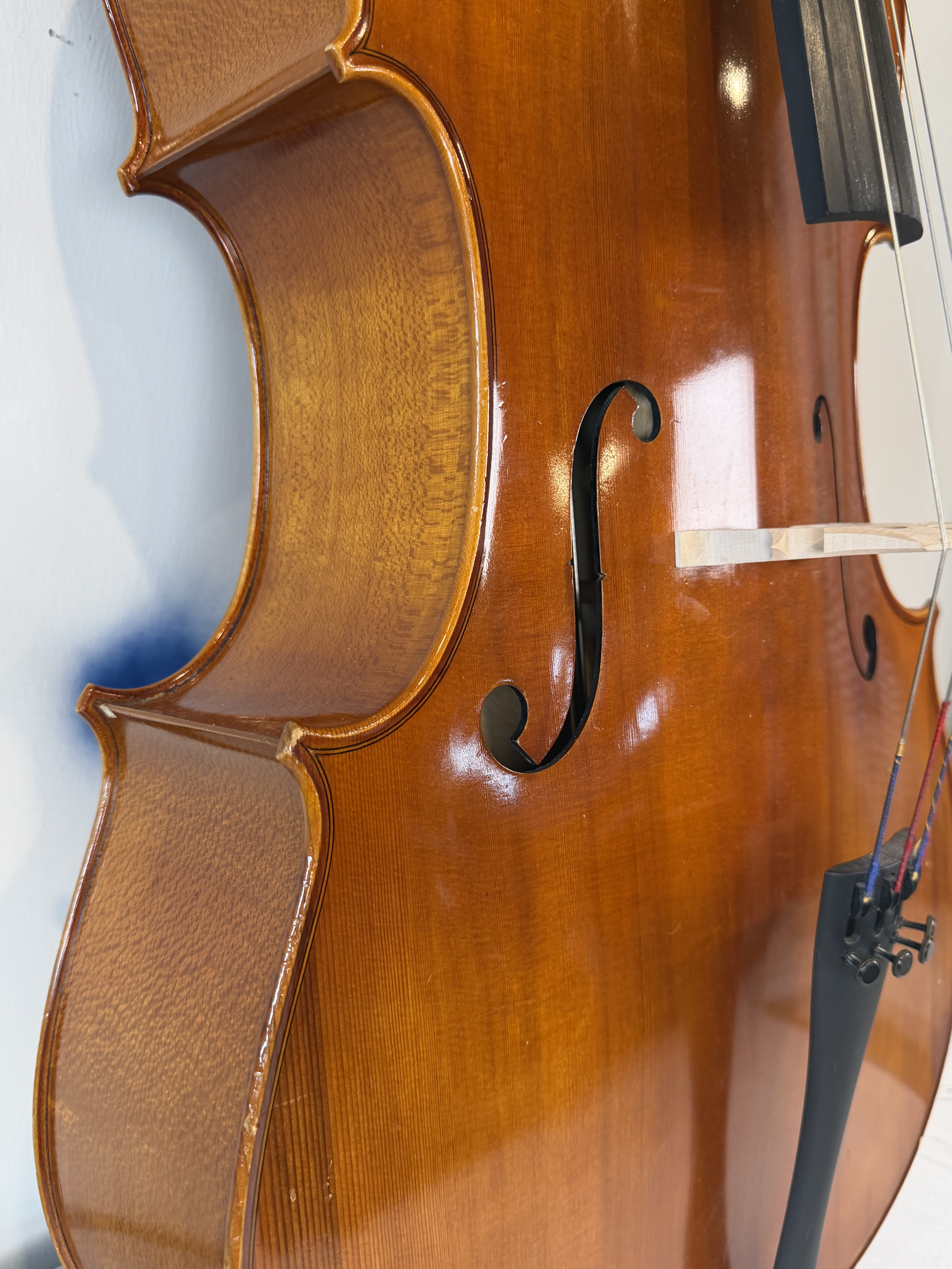 Strobel MC-100 4/4 Full Size Cello — Eastman Strings 2008, Carbon Bow