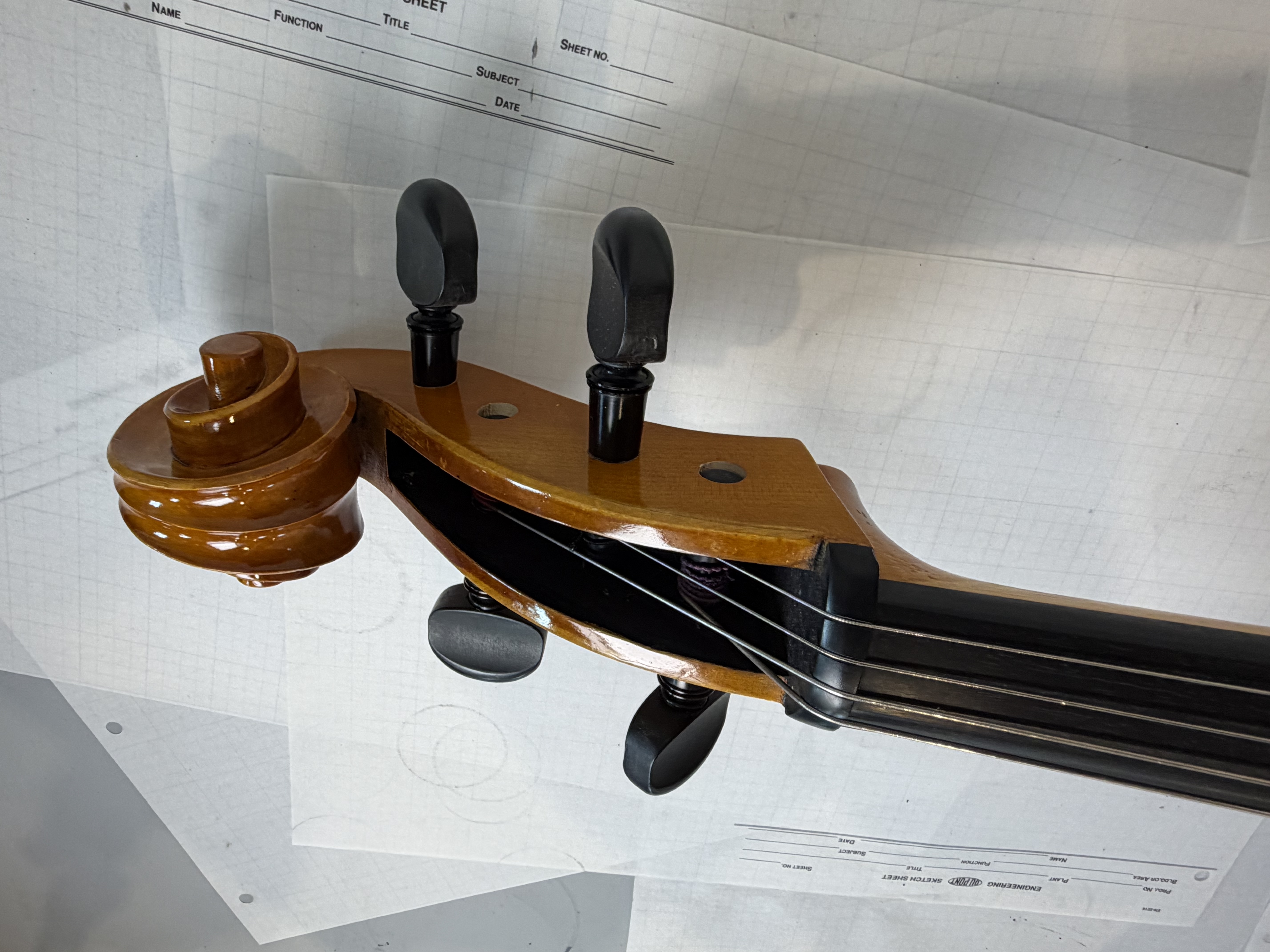 Strobel MC-100 4/4 Full Size Cello — Eastman Strings 2008, Carbon Bow