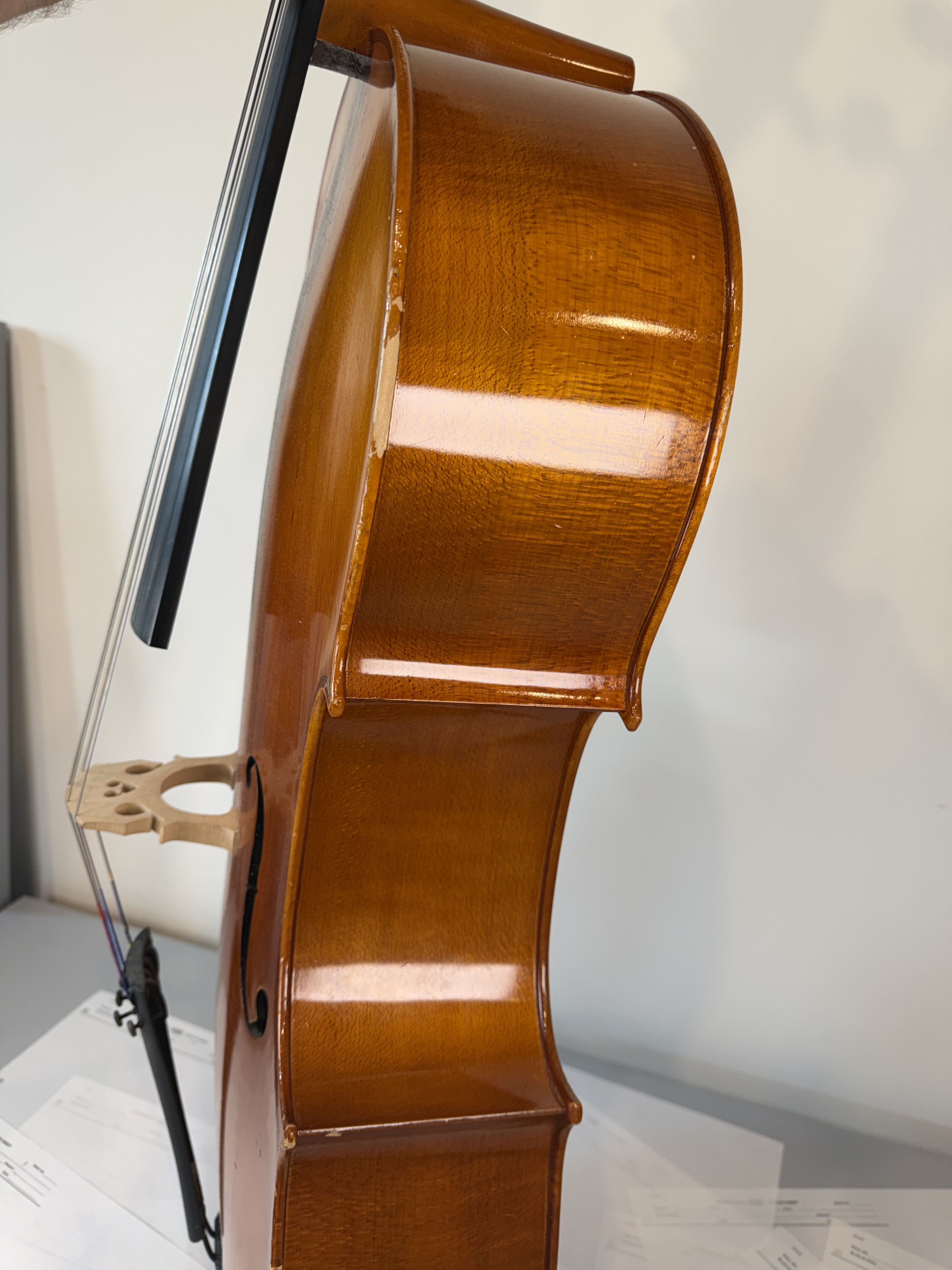 Strobel MC-100 4/4 Full Size Cello — Eastman Strings, 2008, Bow + Bag