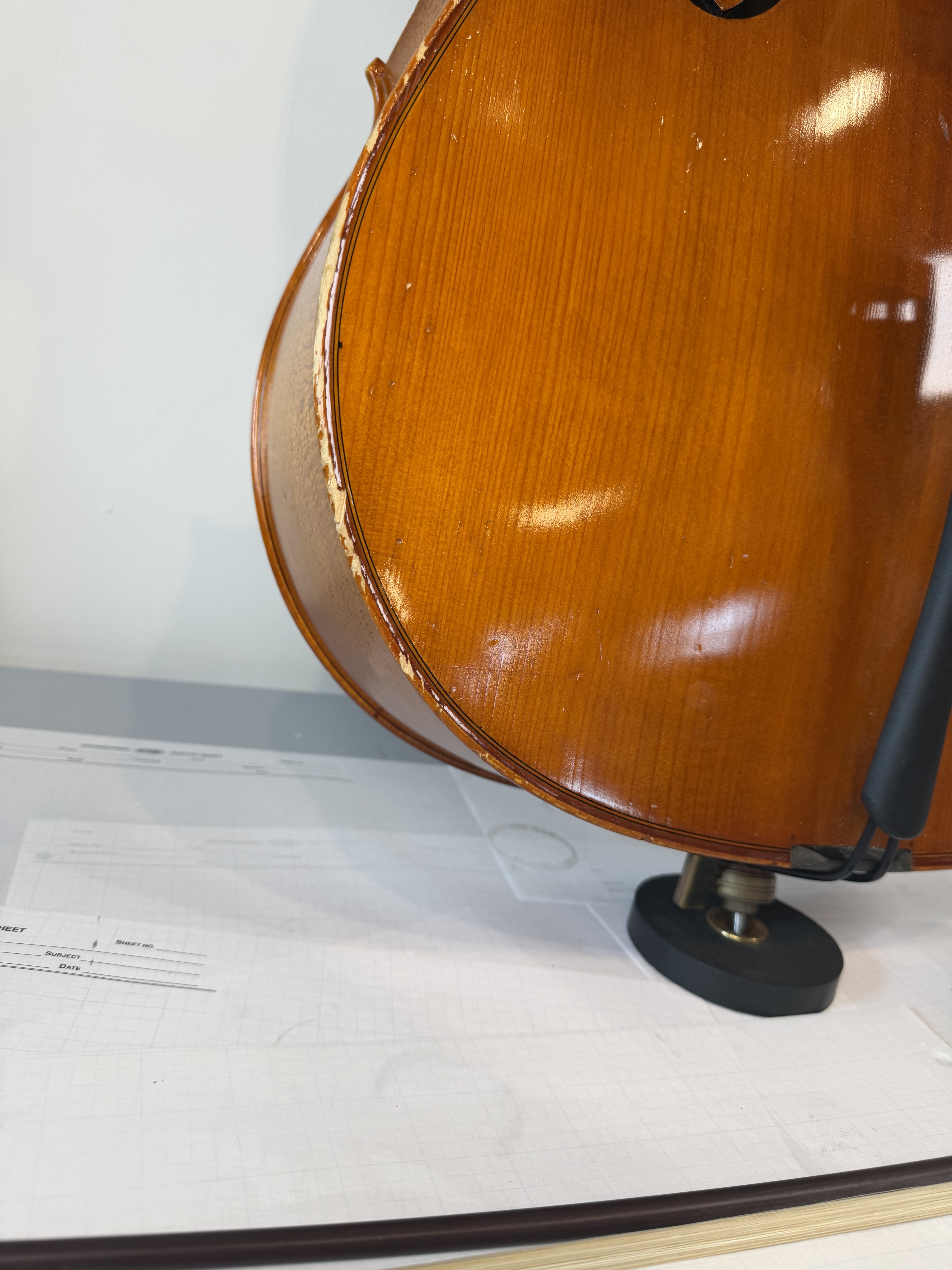 Strobel MC-100 4/4 Full Size Cello — Eastman Strings, 2008, Bow + Bag
