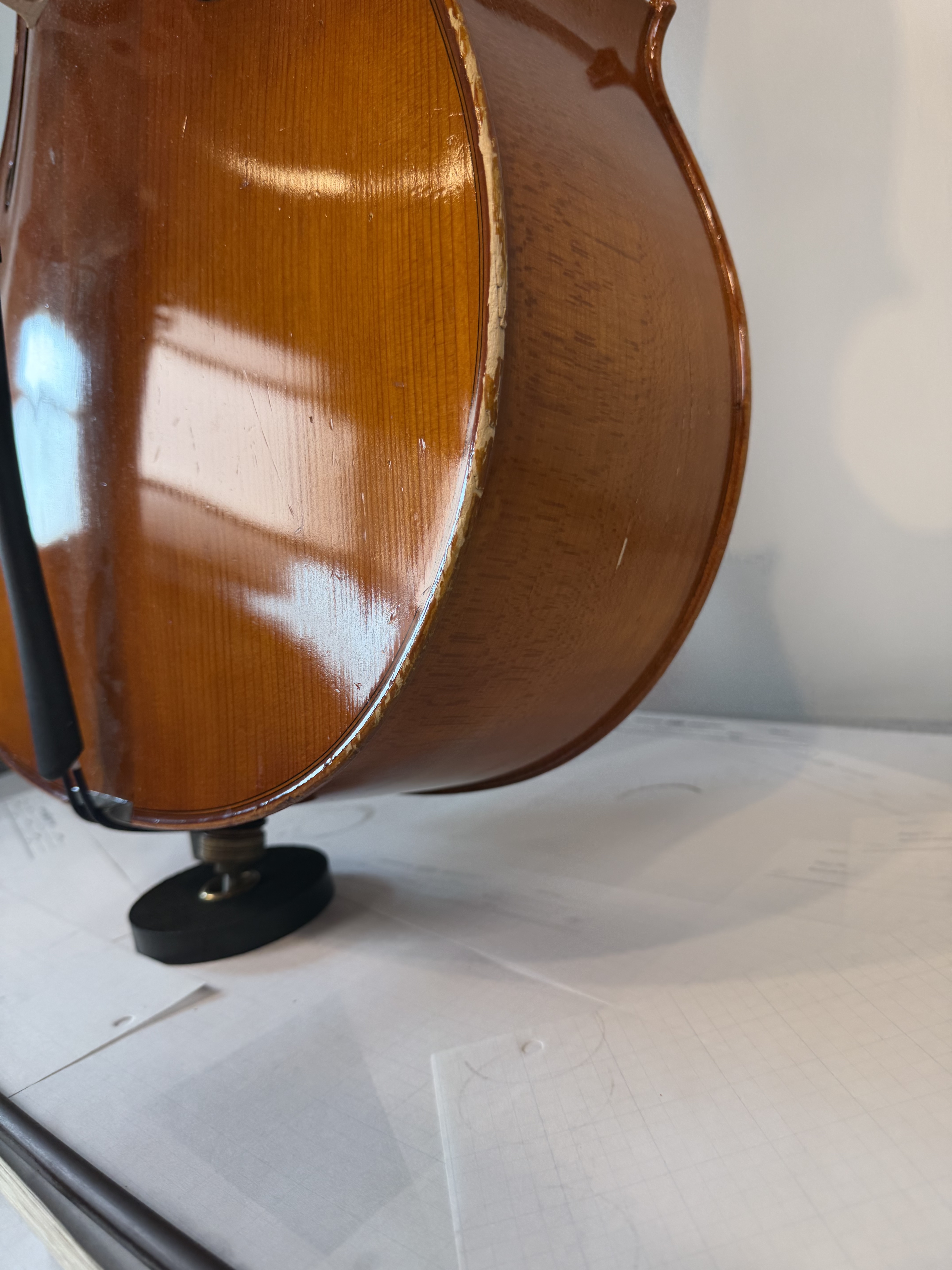 Strobel MC-100 4/4 Full Size Cello — Eastman Strings, 2008, Bow + Bag