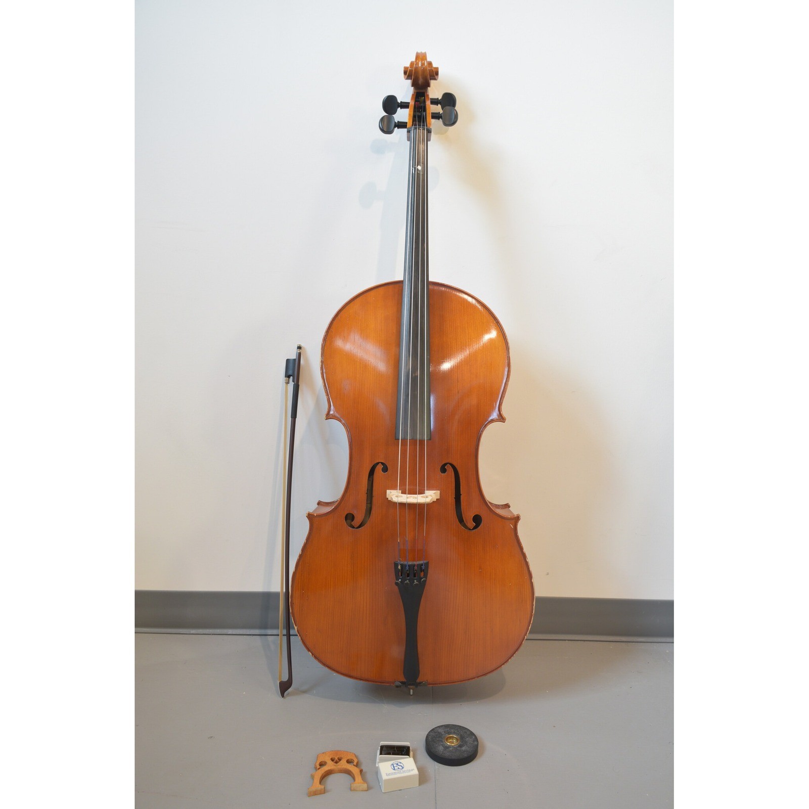 Strobel MC-100 4/4 Full Size Cello — Eastman Strings, 2008, Bow + Bag