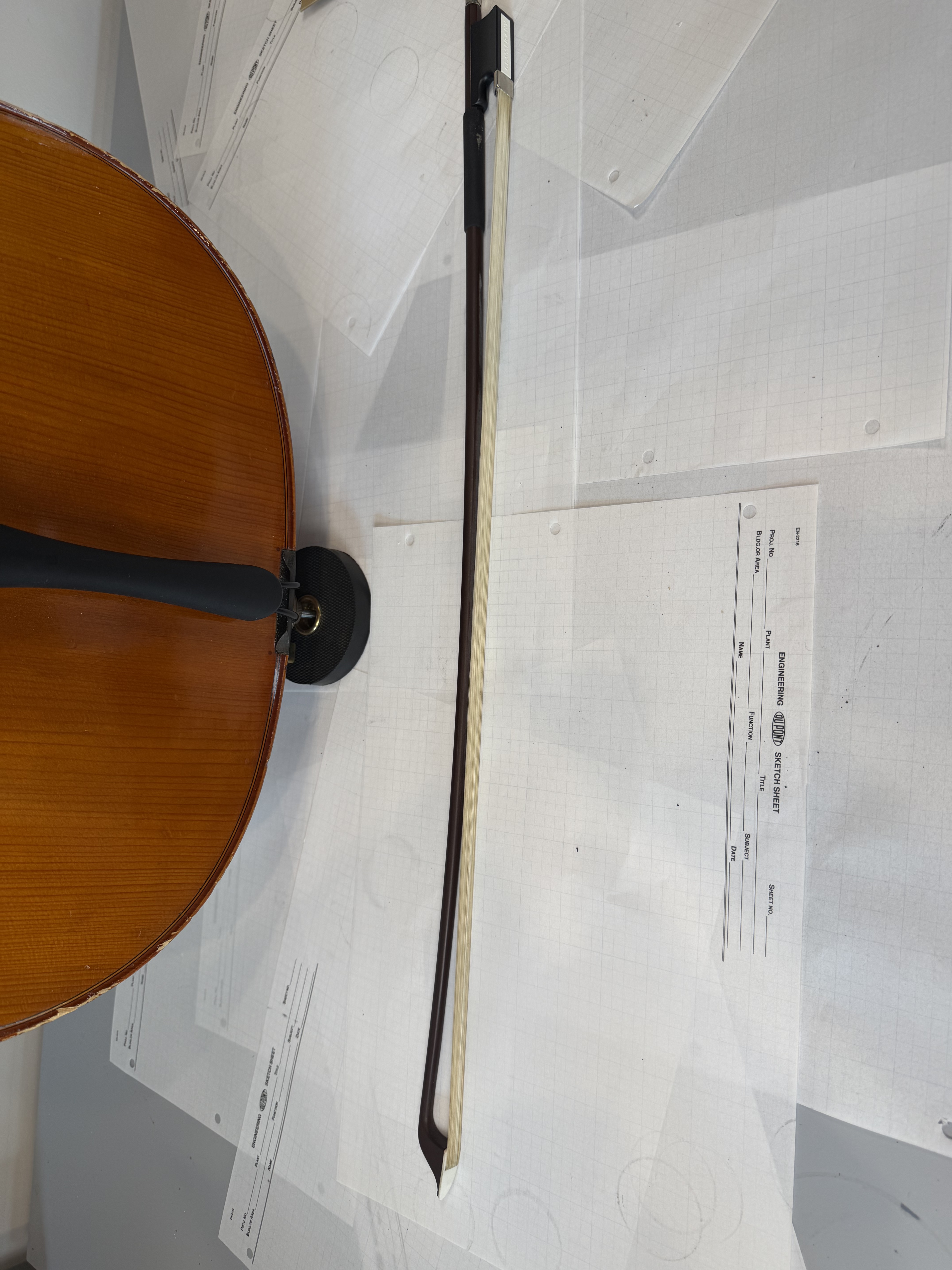 Strobel MC-100 4/4 Full Size Cello — Eastman Strings, 2008, Bow + Bag
