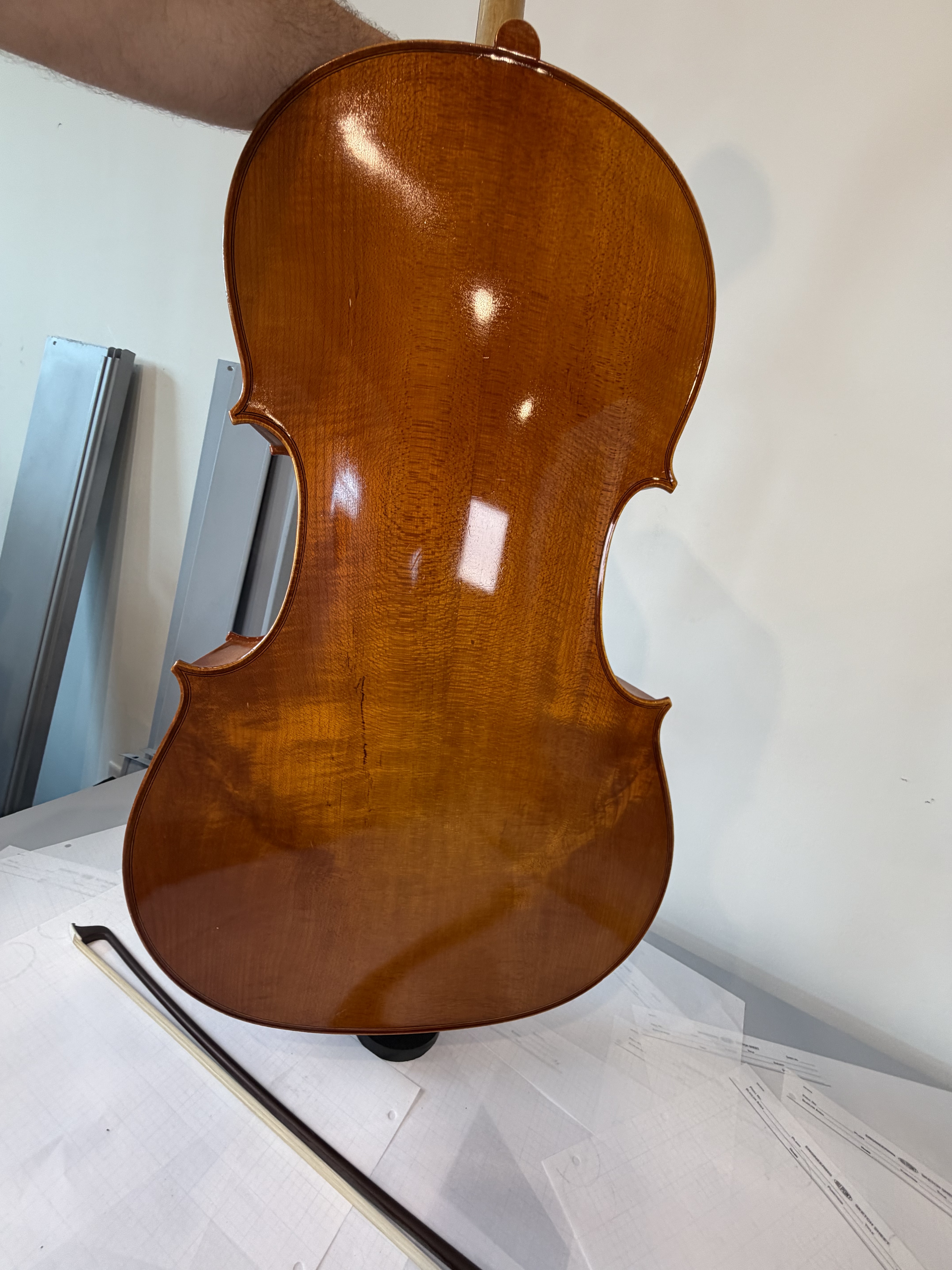 Strobel MC-100 4/4 Full Size Cello — Eastman Strings, 2008, Bow + Bag