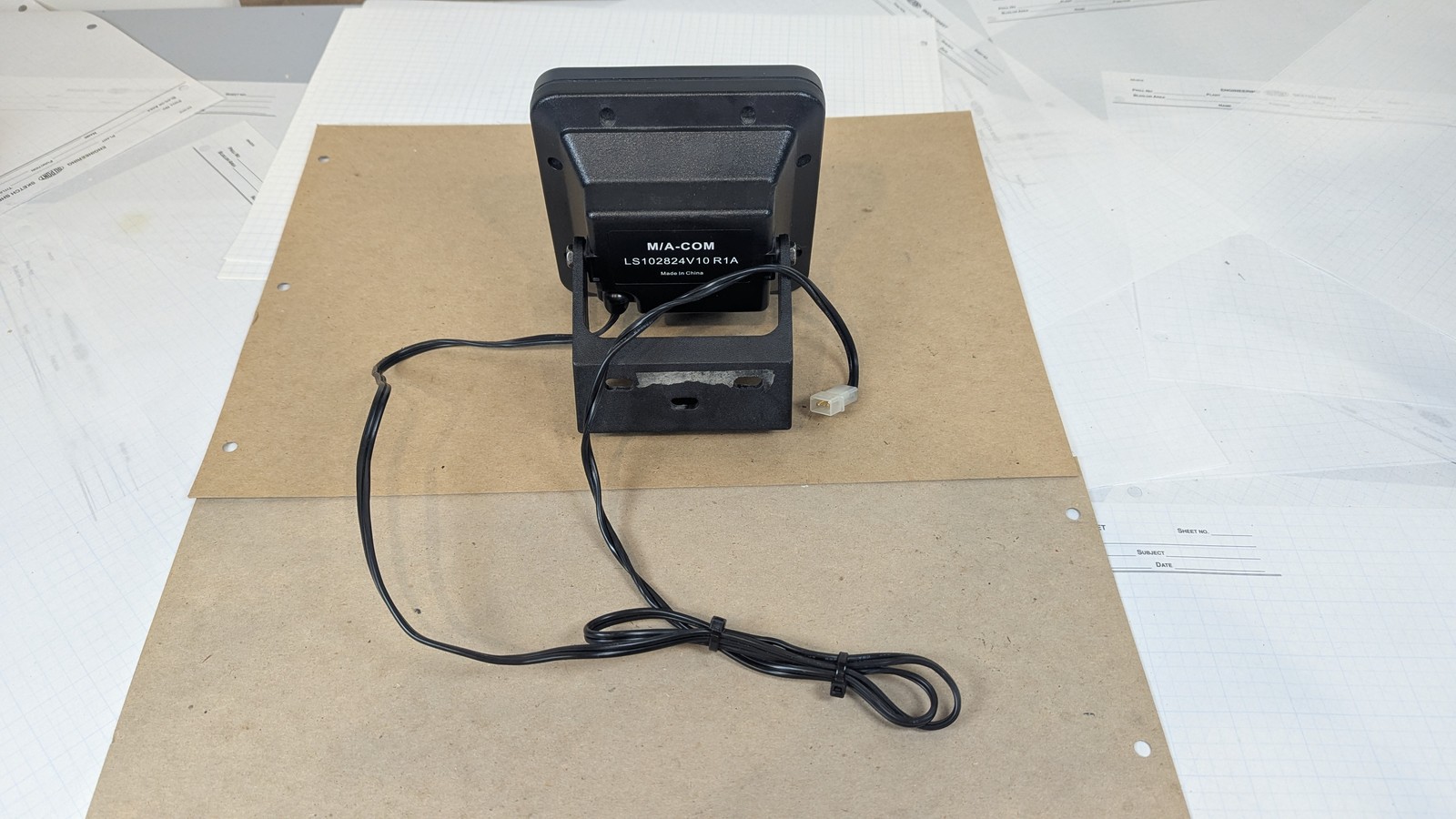 Harris M7300 M5300 MAMW-SDMXX 800MHz Mobile Radio + Control Head Mic Speaker