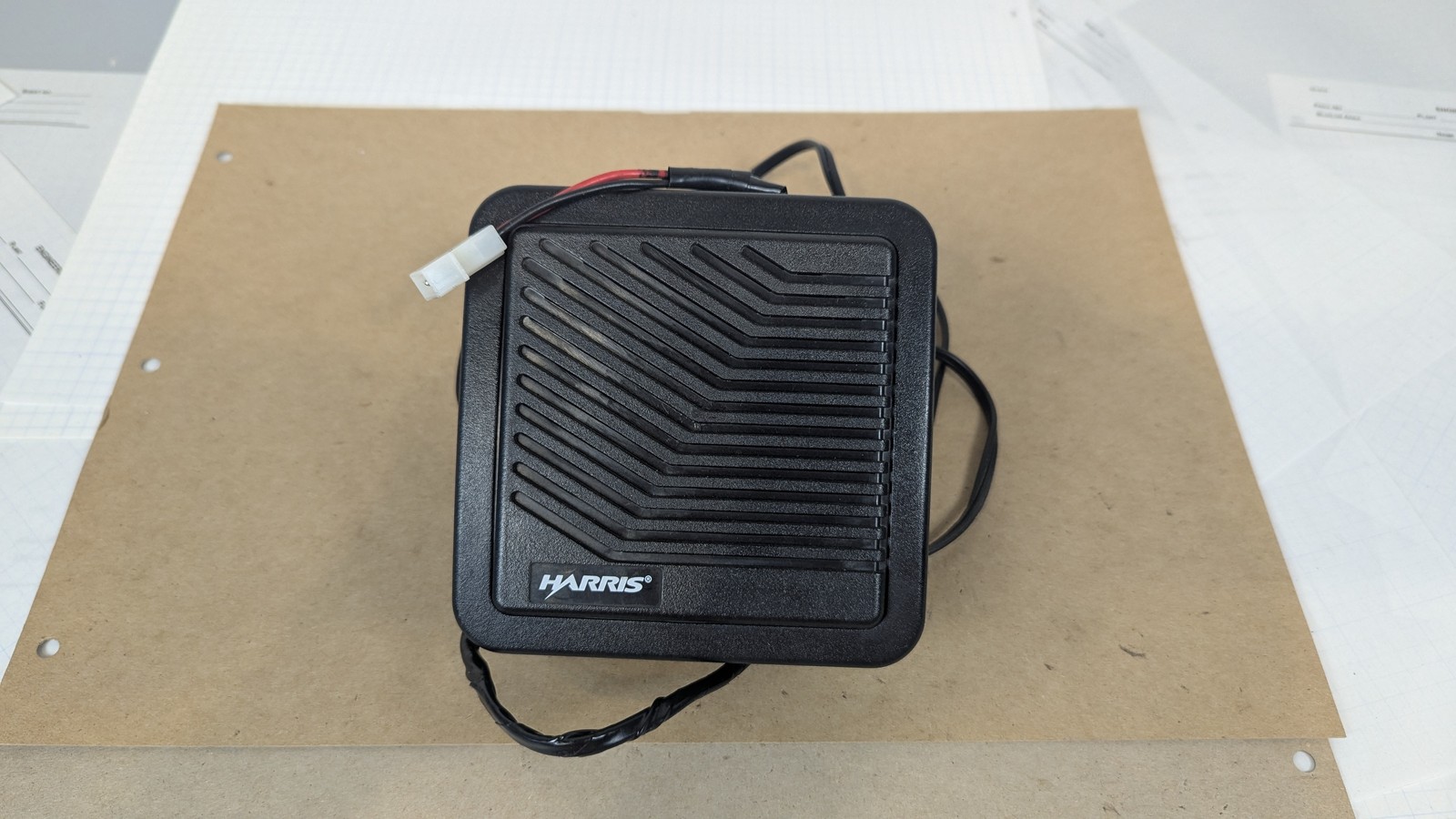 Harris XG-75M M7300 800MHz Mobile Radio Deck Control Head Hand Mic Speaker Set