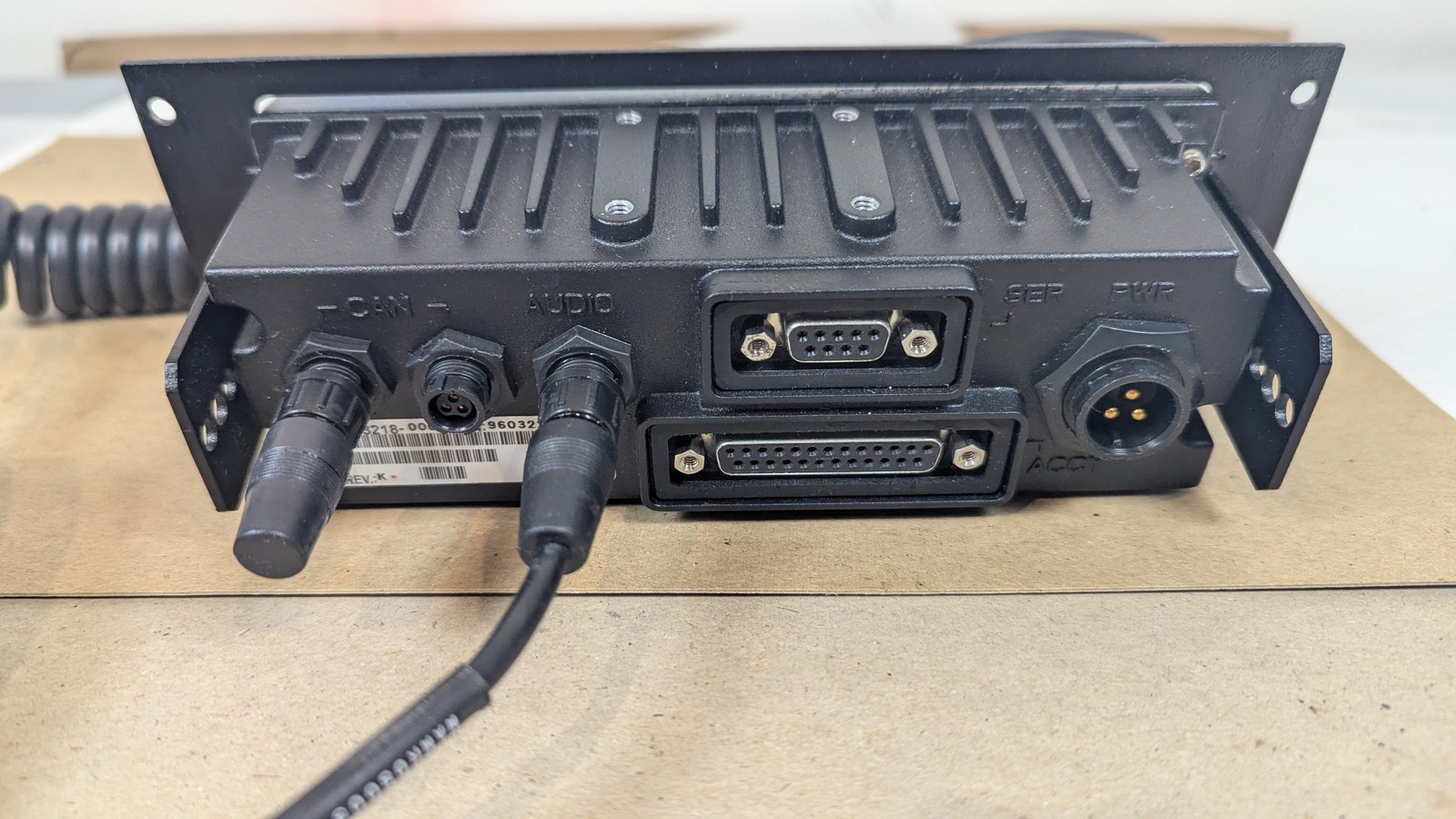 Harris XG-75M M7300 M5300 800MHz Mobile Radio + Control Head Mic Speaker Bundle