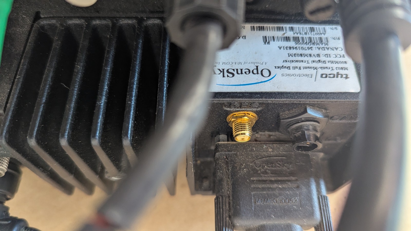 Tyco M/A-COM OpenSky M803 800MHz Vehicular Repeater Base RF Combiner CH-103 Head
