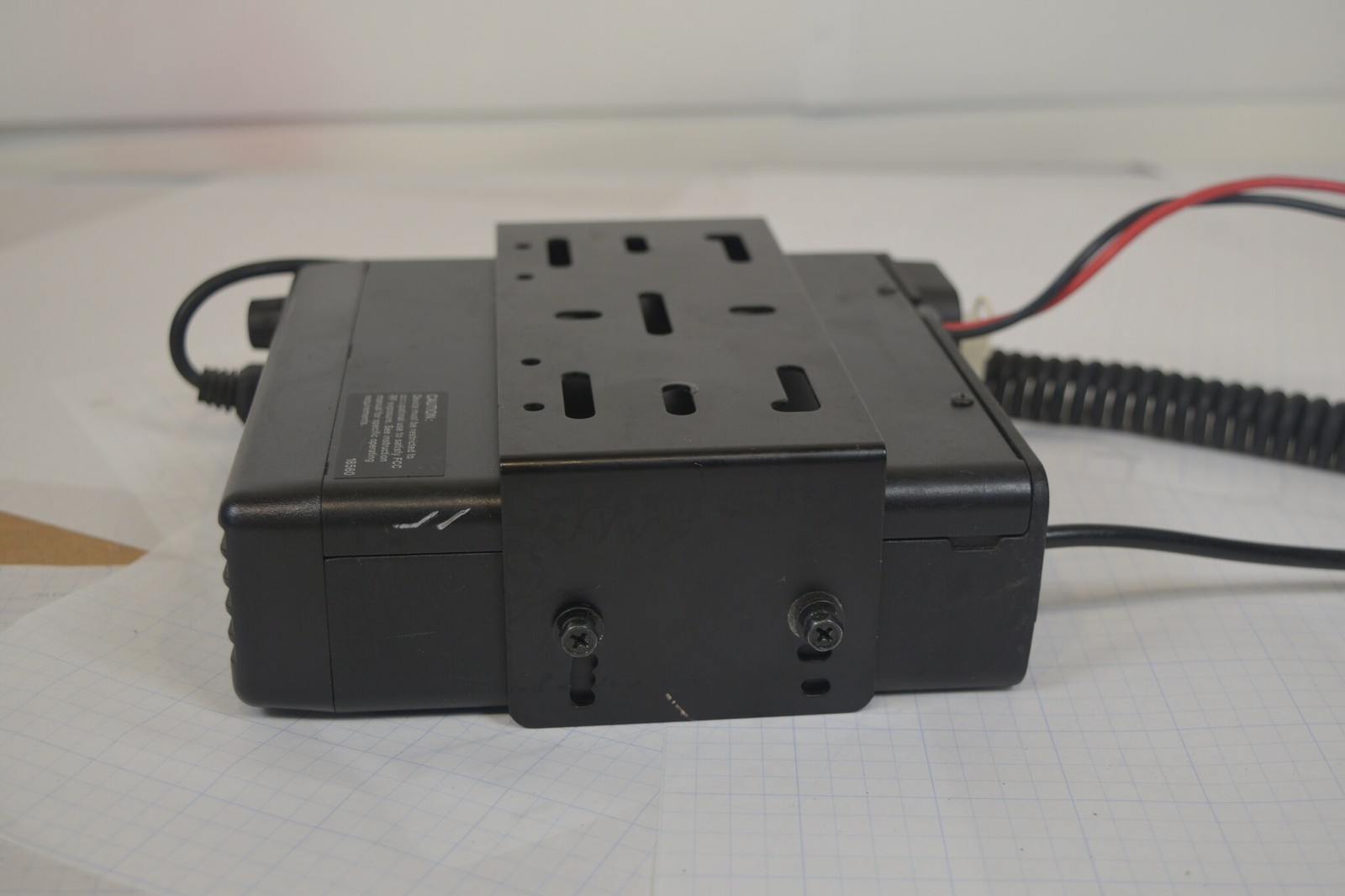 Kenwood TK-6110-2 Low Band 35-50 MHz 70W Mobile Radio + Mic + Bracket RX Tested