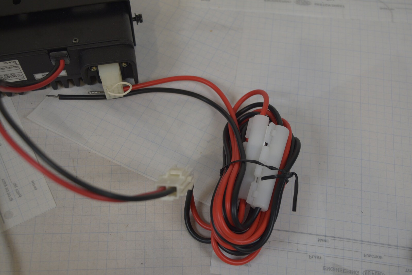 Kenwood TK-6110-2 Low Band 35-50 MHz 70W Mobile Radio + Mic + Bracket RX Tested