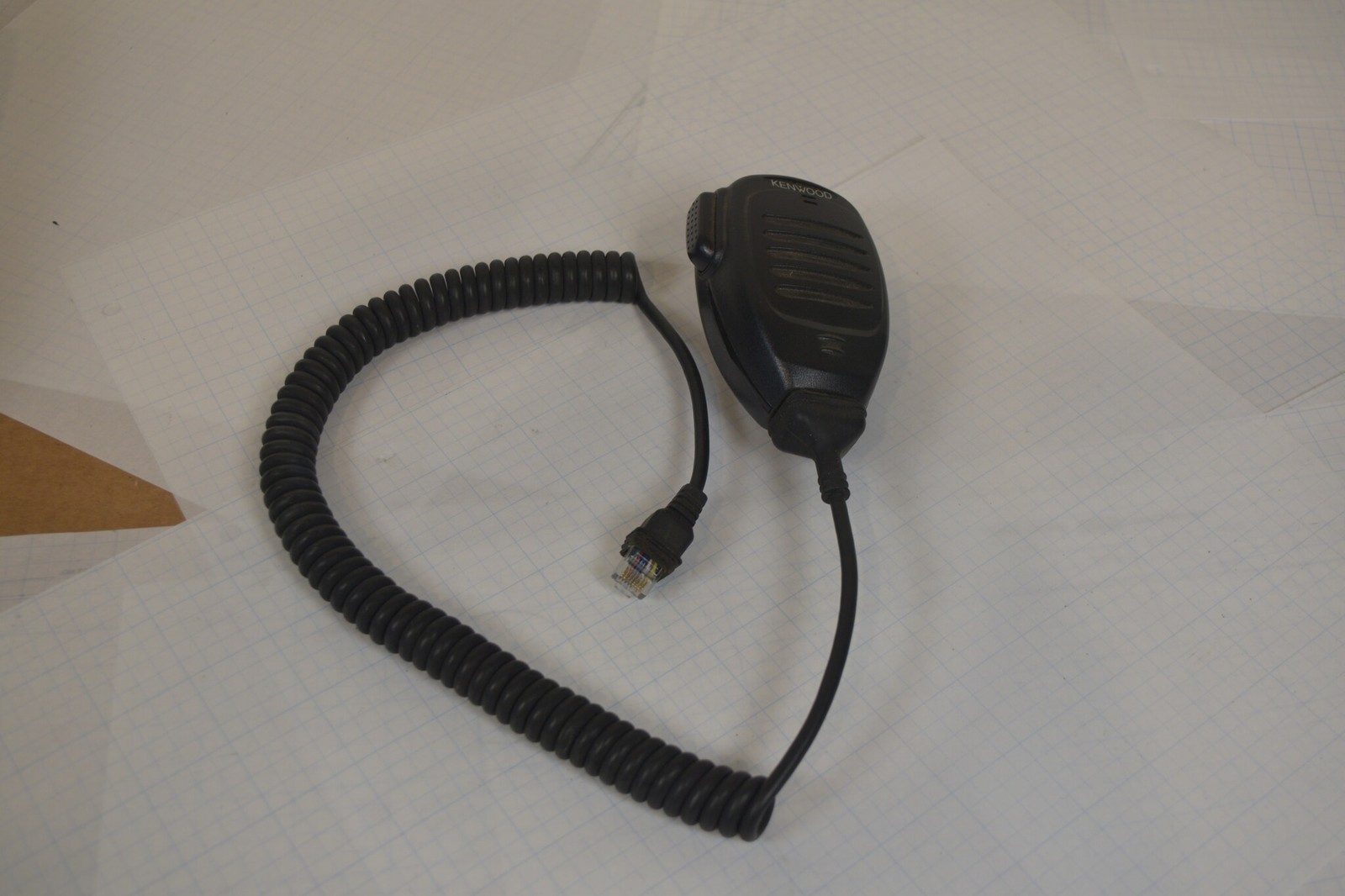 Kenwood TK-6110-2 Low Band 35-50 MHz 70W Mobile Radio + Mic + DC Cable RX Tested