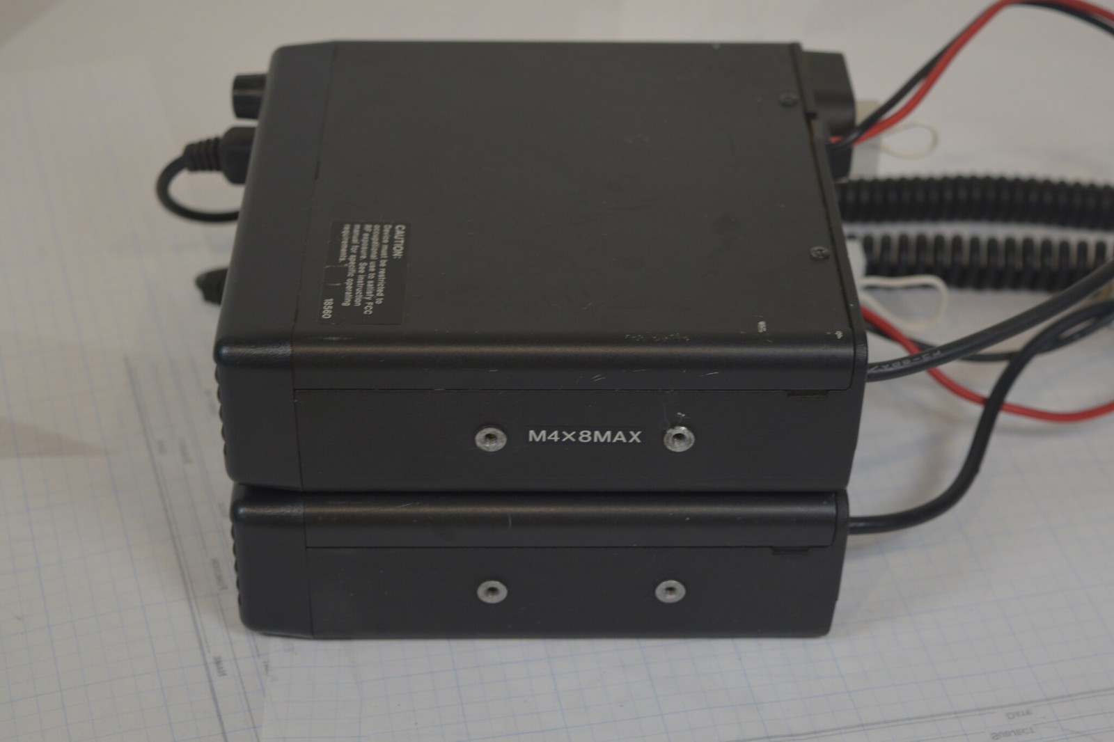 Kenwood TK-6110-2 Low Band 35-50 MHz 70W Mobile Radio + Mic + DC Cable RX Tested