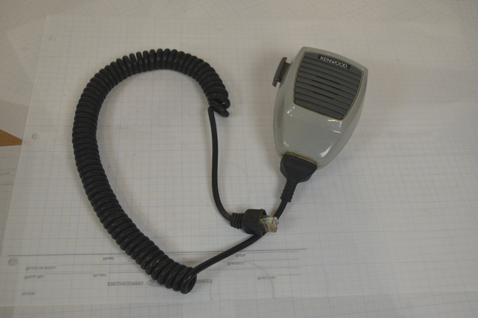 Kenwood TK-6110-2 Low Band 35-50 MHz 70W Mobile Radio + Mic + DC Cable RX Tested