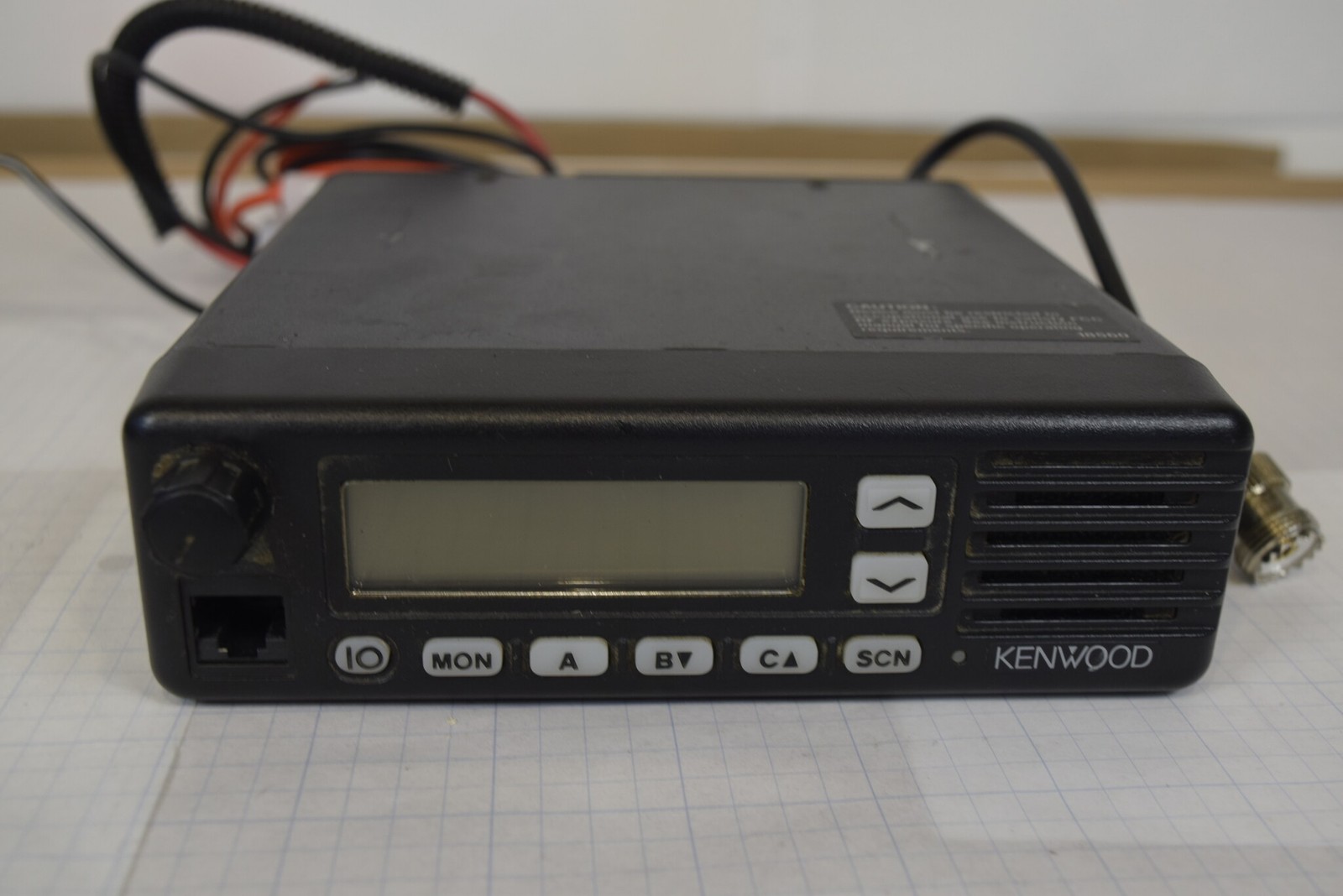 Kenwood TK-6110-2 Low Band 35-50 MHz 70W Mobile Radio + KES-5 Speaker + KMC-35