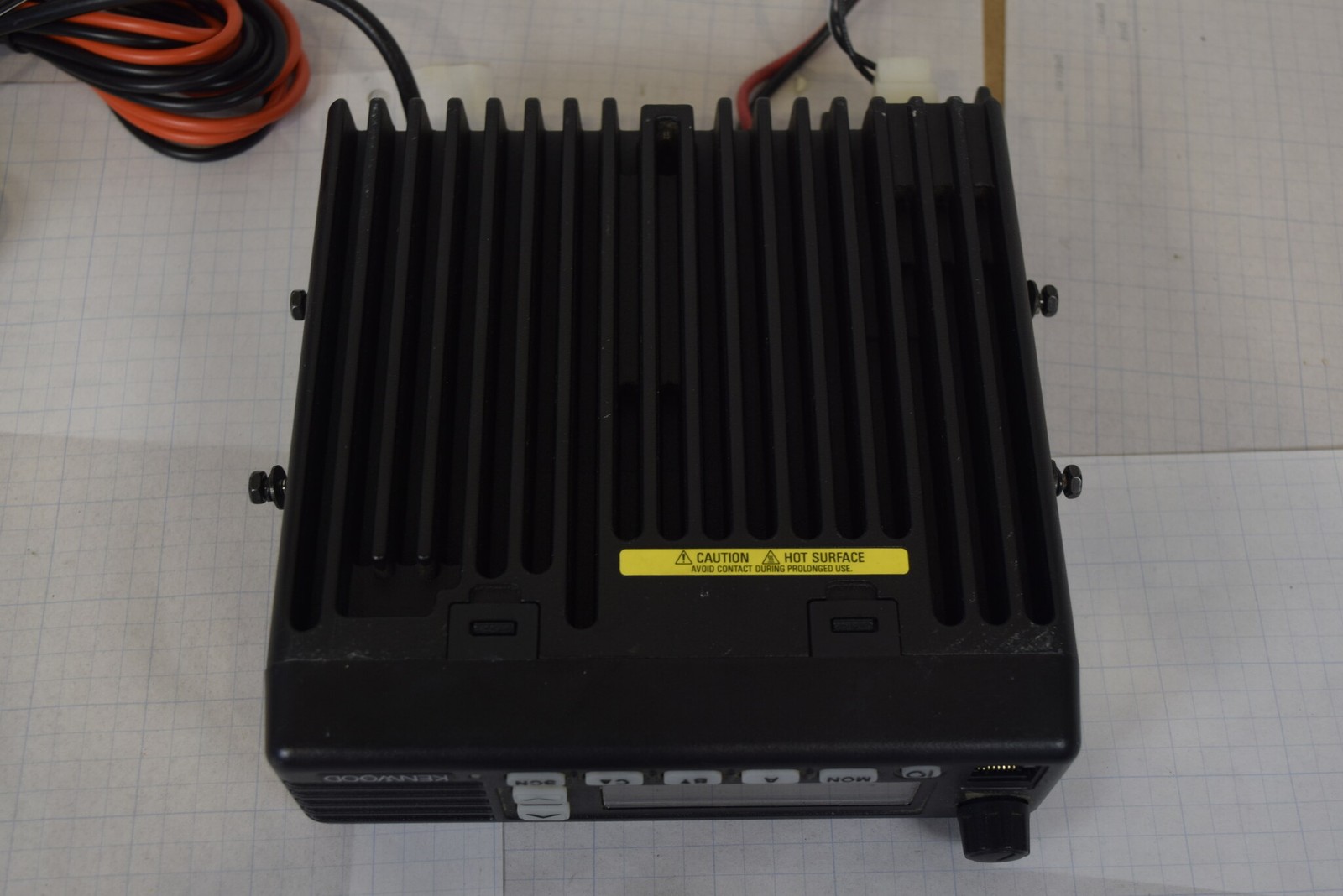 Kenwood TK-6110-2 Low Band 35-50 MHz 70W Mobile Radio + KES-5 Speaker + KMC-35