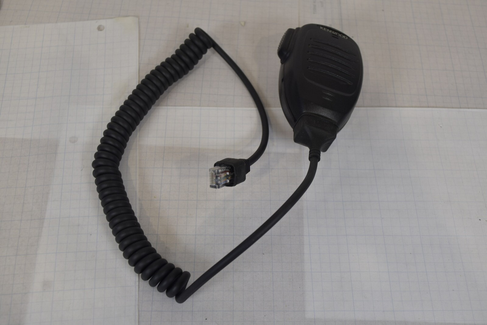 Kenwood TK-6110-2 Low Band 35-50 MHz 70W Mobile Radio + KES-5 Speaker + KMC-35