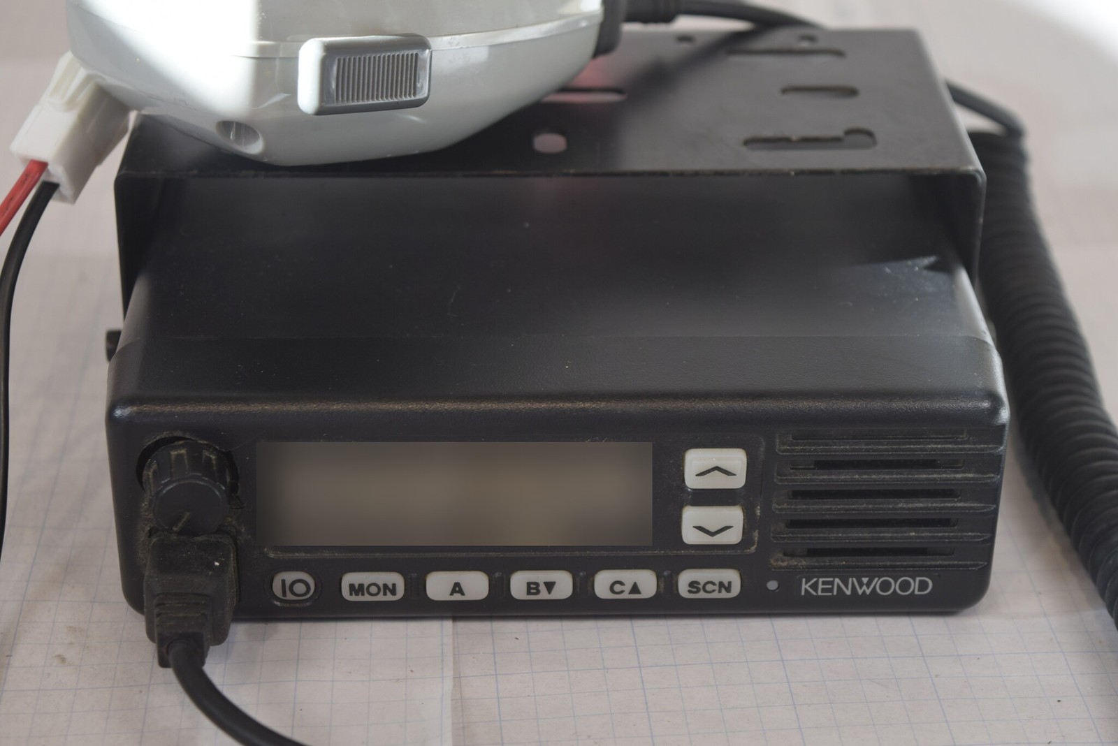 Kenwood TK-6110-1 Low Band 29.7-37 MHz 70W Mobile Radio + Mic - RX Tested