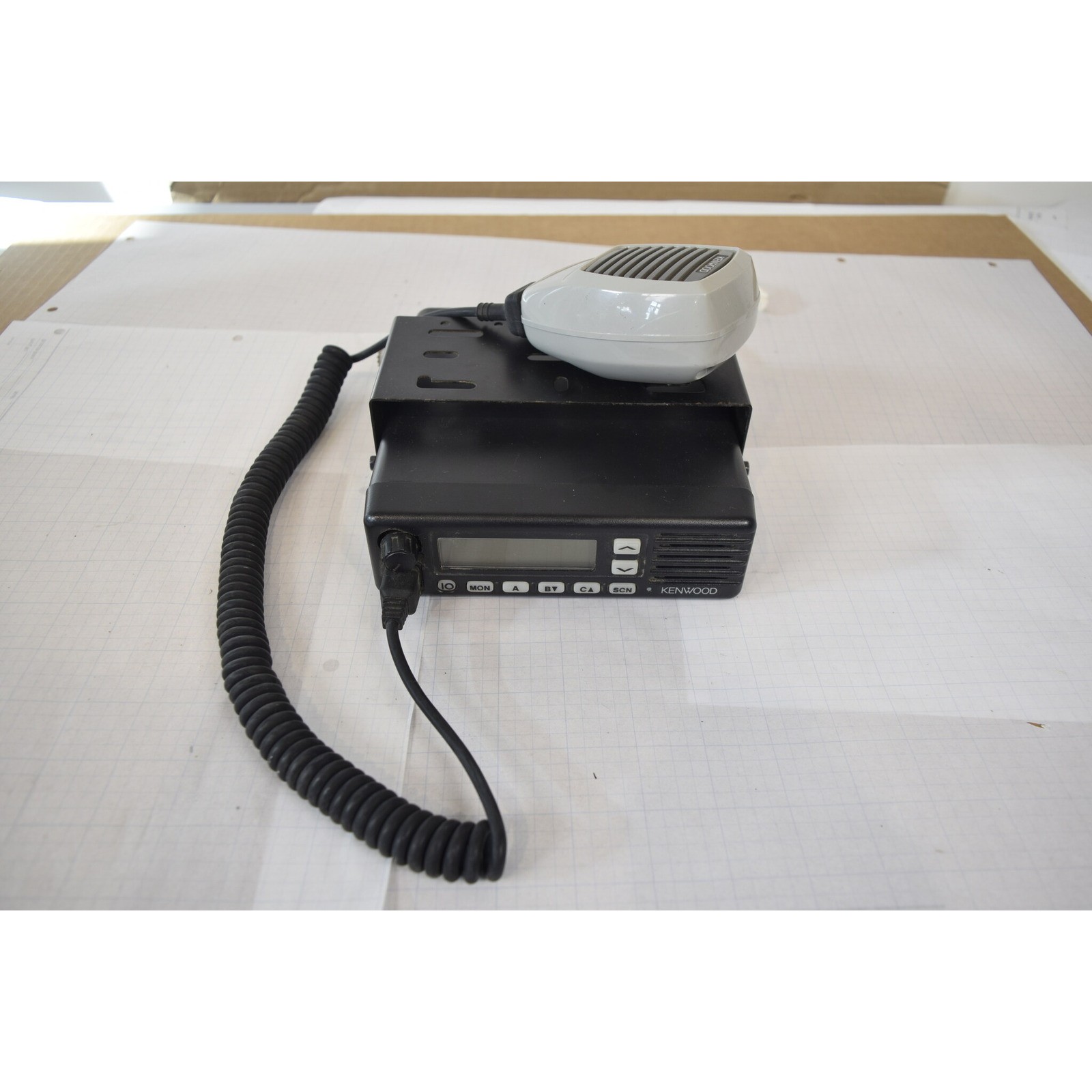 Kenwood TK-6110-1 Low Band 29.7-37 MHz 70W Mobile Radio + Mic - RX Tested