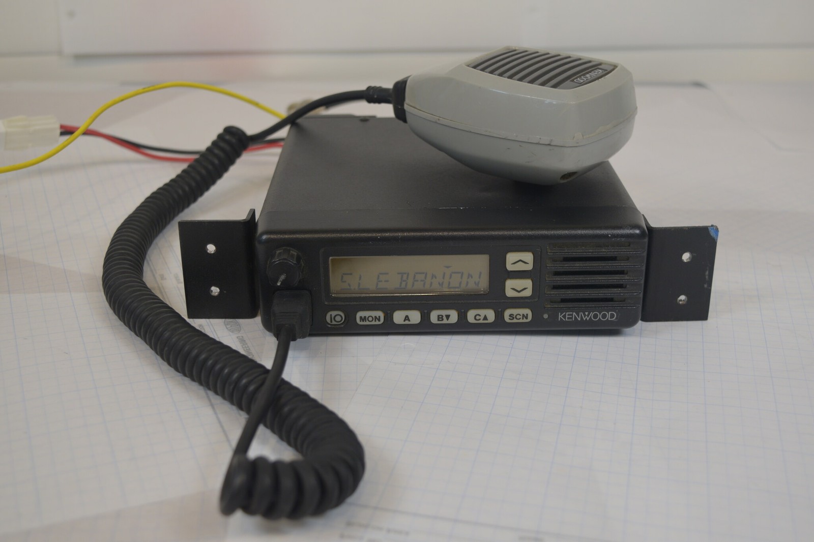 Kenwood TK-6110-1 Low Band 29.7-37 MHz 70W Mobile Radio + Mic - RX Tested