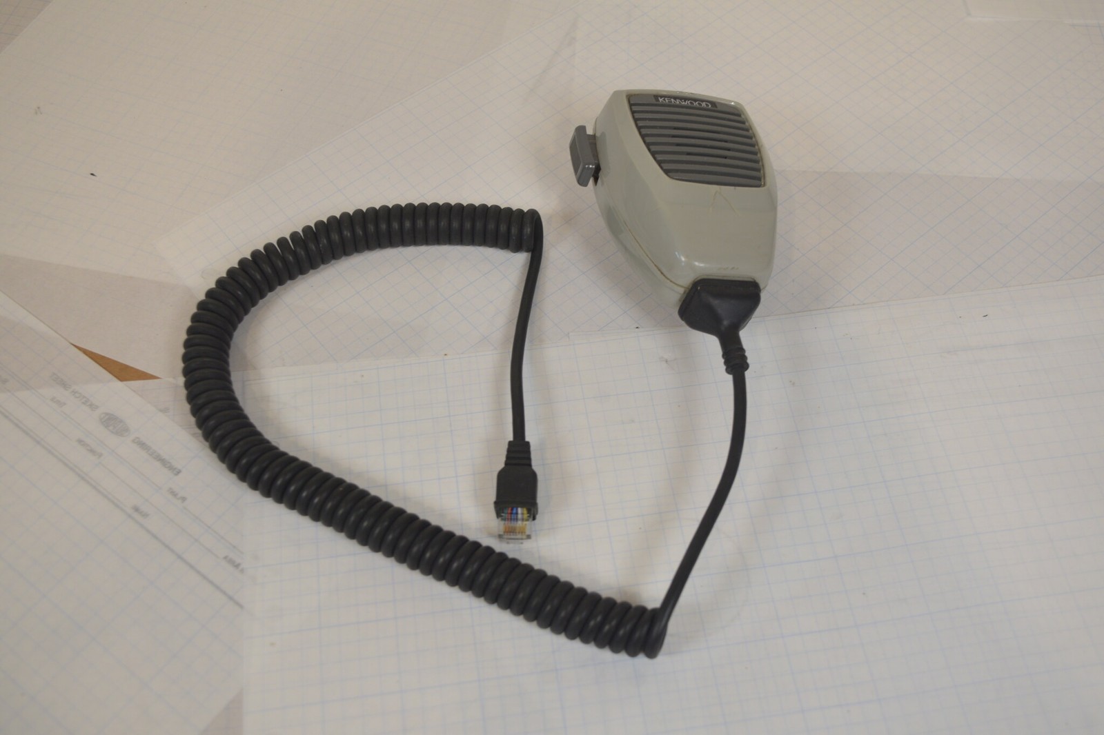 Kenwood TK-6110-1 Low Band 29.7-37 MHz 70W Mobile Radio + Mic - RX Tested