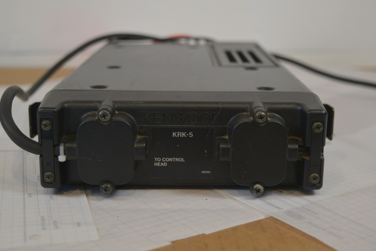 Kenwood TK-690H 110W 35-43 MHz Low Band Remote Mount Radio + KES-4 Speaker