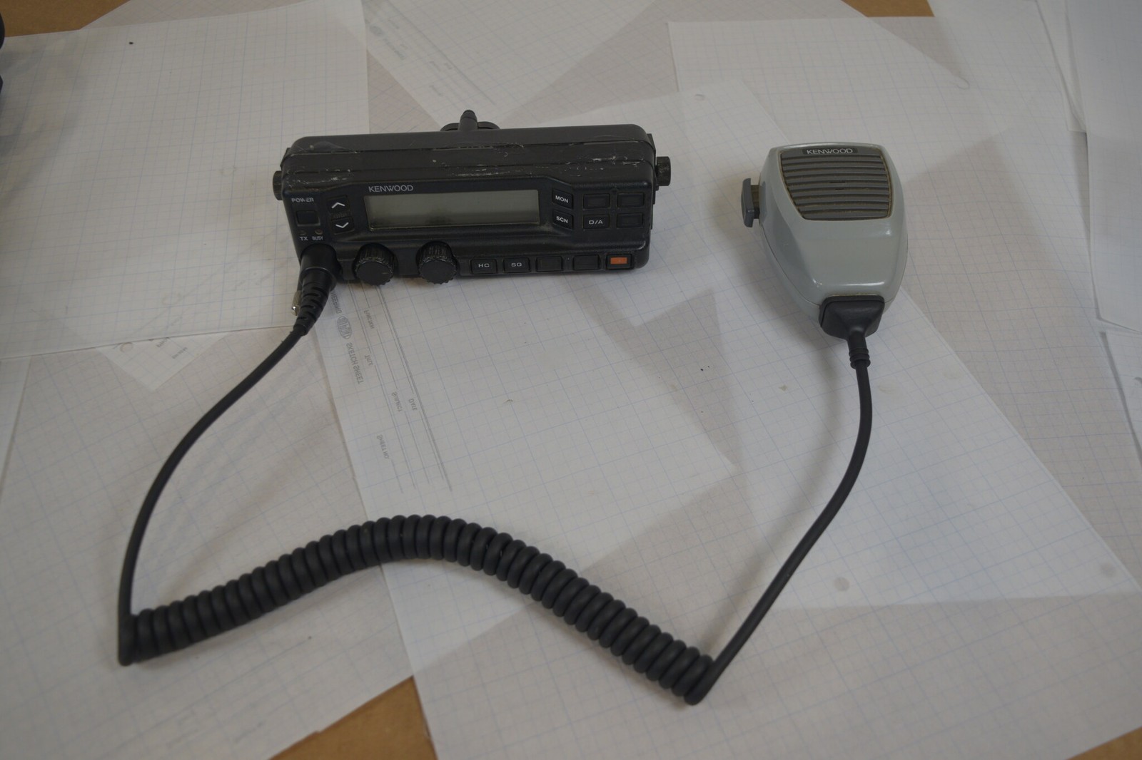 Kenwood TK-690H 110W 35-43 MHz Low Band Remote Mount Radio + KES-4 Speaker
