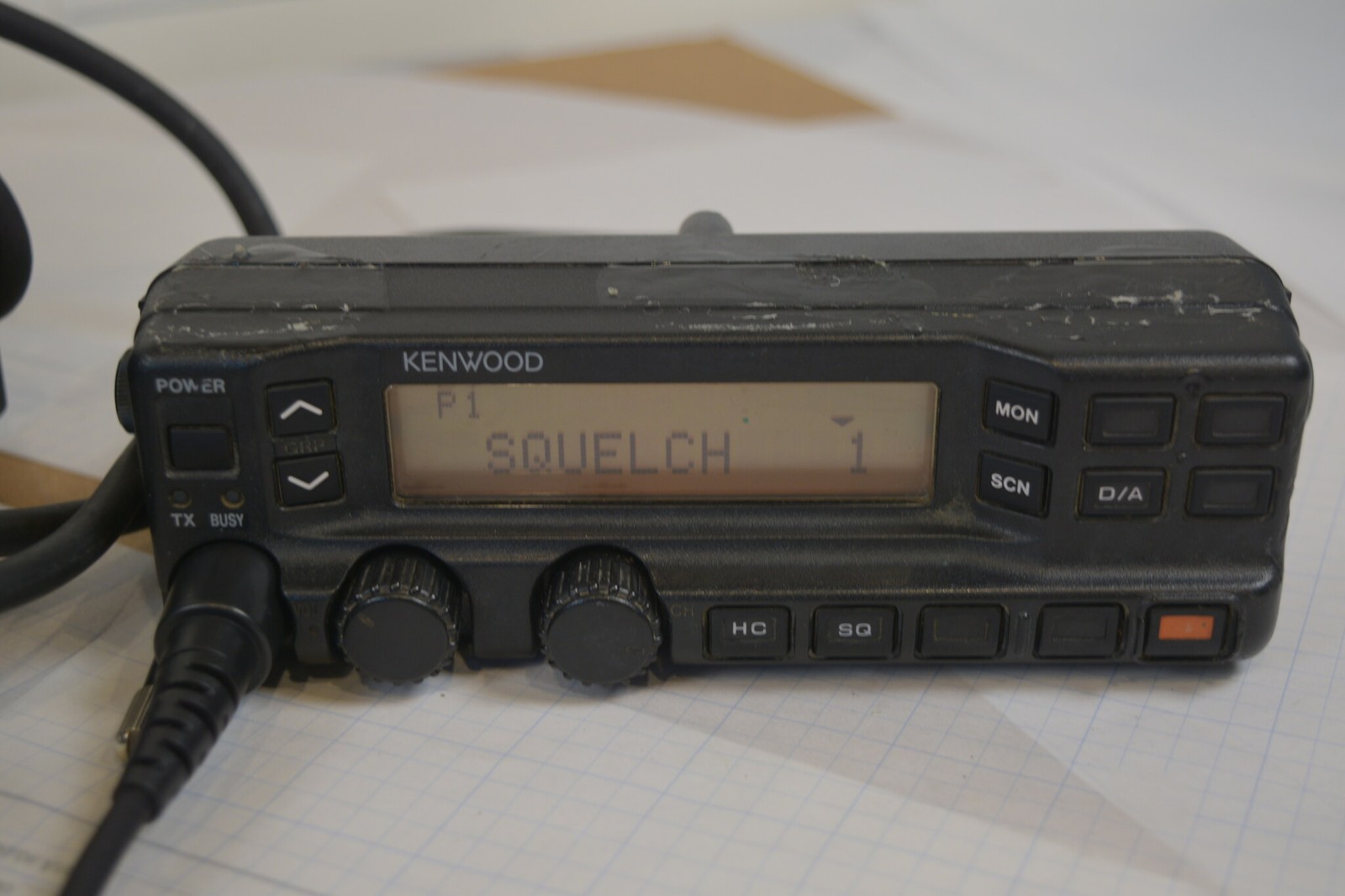 Kenwood TK-690H 110W 35-43 MHz Low Band Remote Mount Radio + KES-4 Speaker