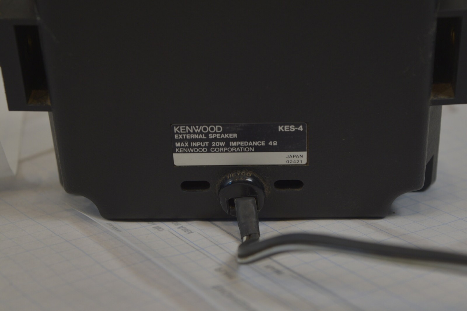 Kenwood TK-690H 110W 35-43 MHz Low Band Remote Mount Radio + KES-4 Speaker