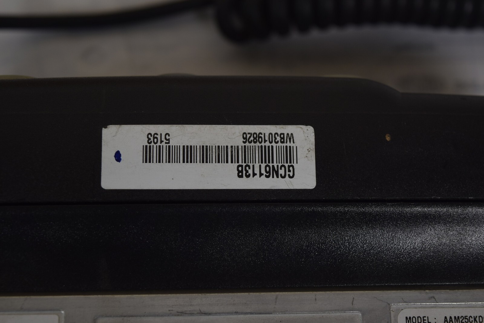 Motorola CDM1250 Low Band 36-42 MHz 60W Mobile Radio AAM25CKD9AA2AN + Mic RX OK