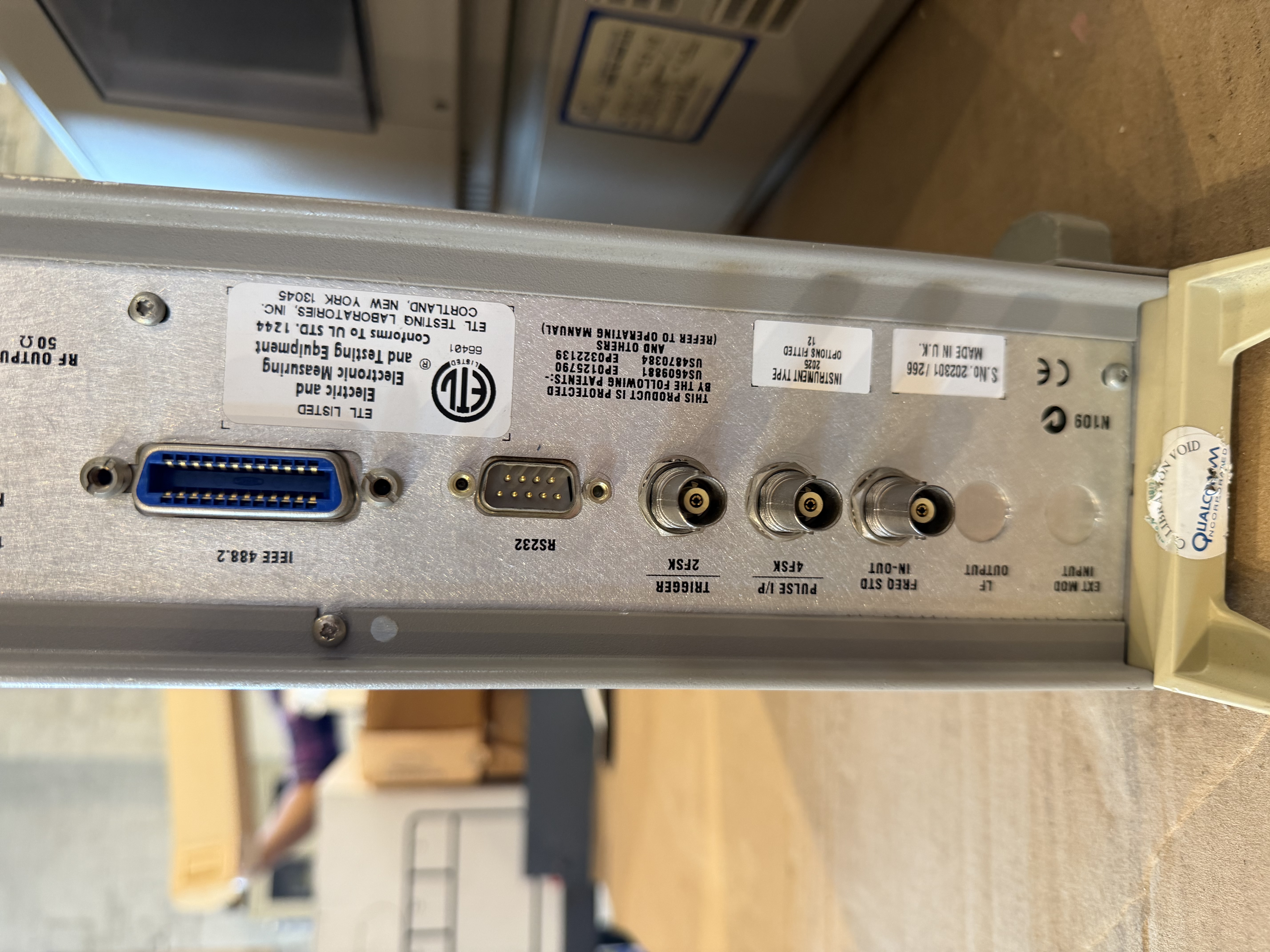 IFR Marconi 2025 RF Signal Generator 9kHz-2.51GHz Opt 12 SINAD GPIB RS232