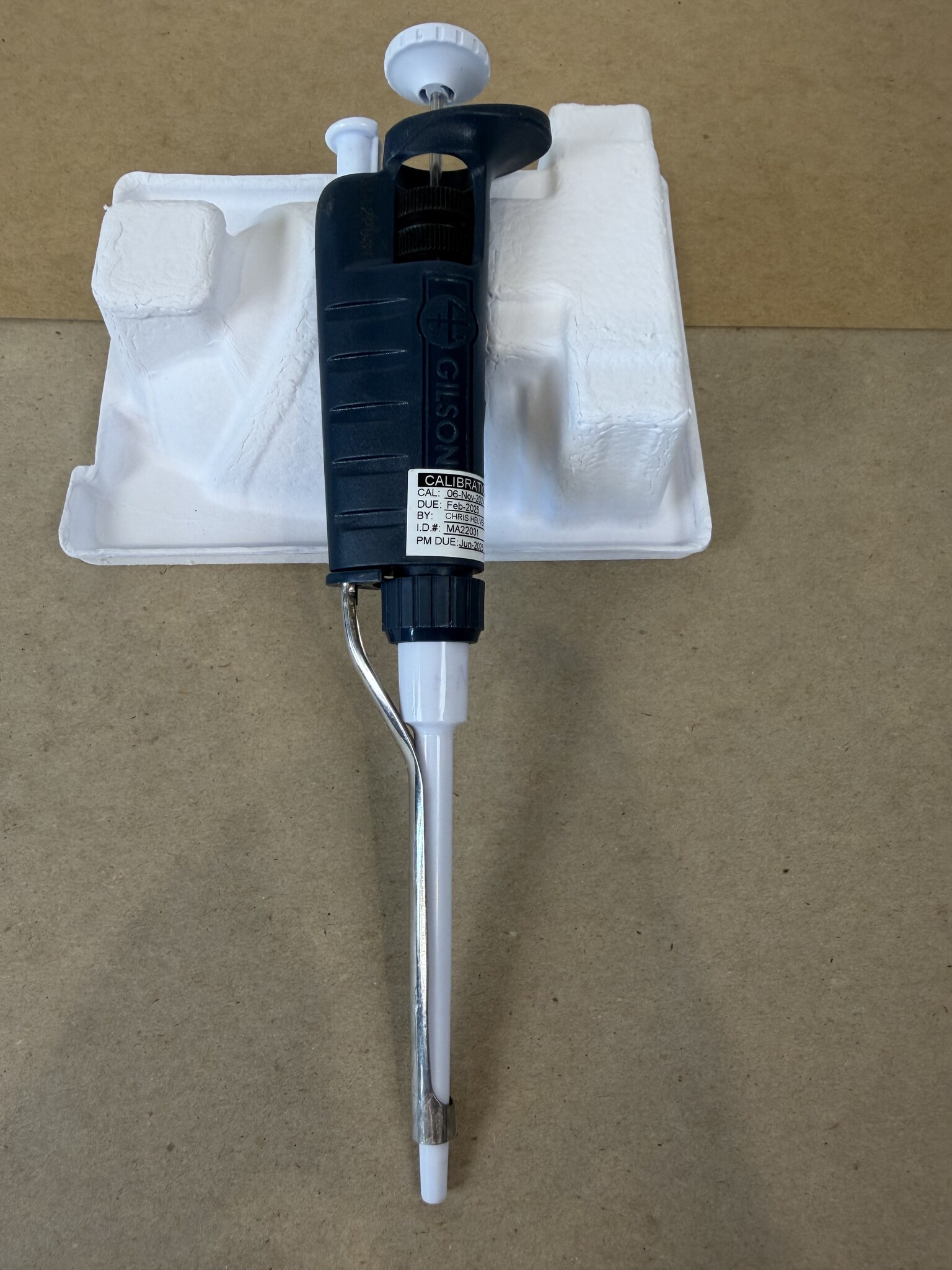 Gilson Pipetman Classic P200 50-200uL Single Channel Manual Pipette Tested