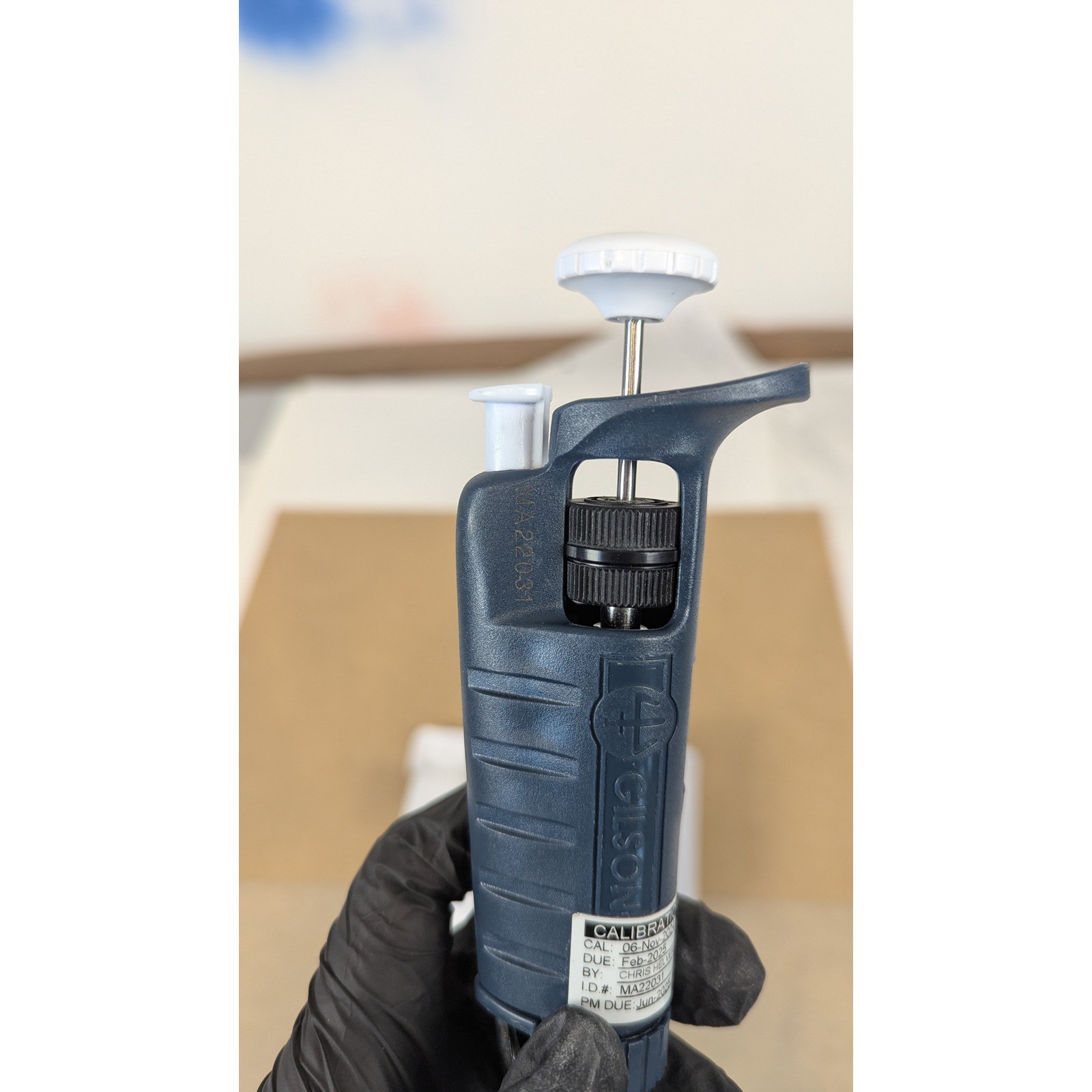 Gilson Pipetman Classic P200 50-200uL Single Channel Manual Pipette Tested