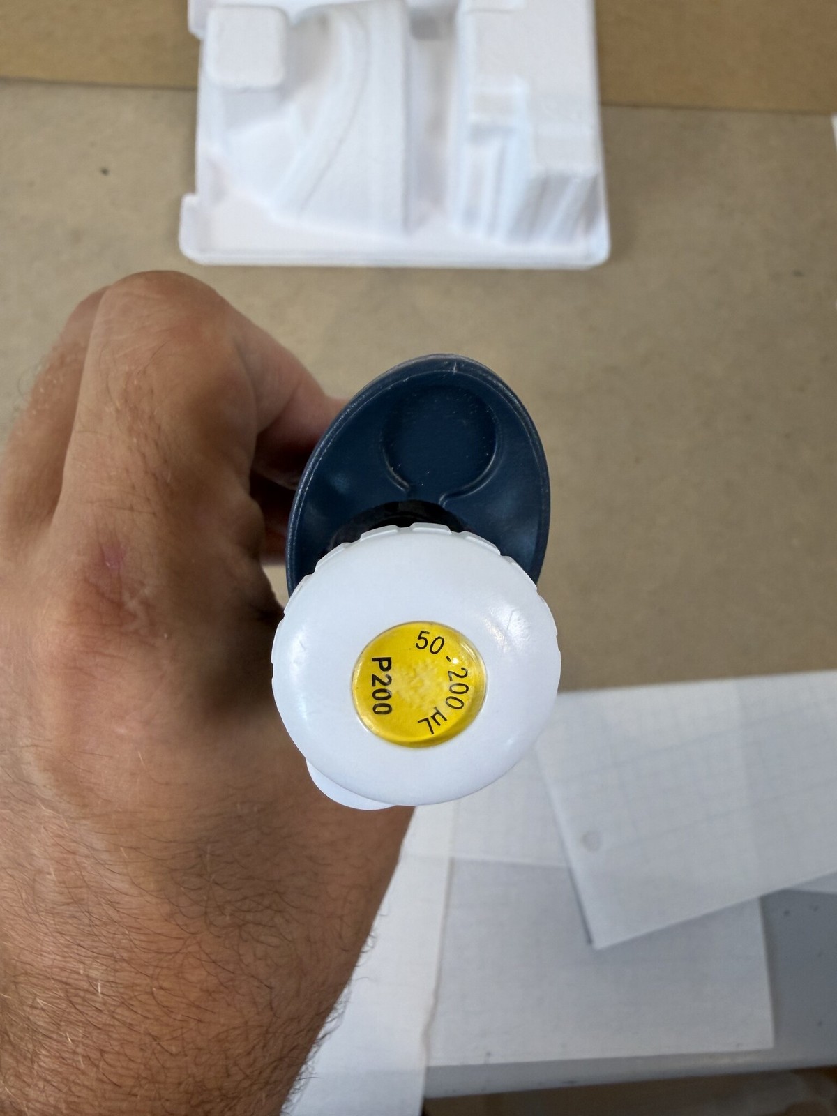 Gilson Pipetman P200 50-200uL Single Channel Manual Pipette Tested
