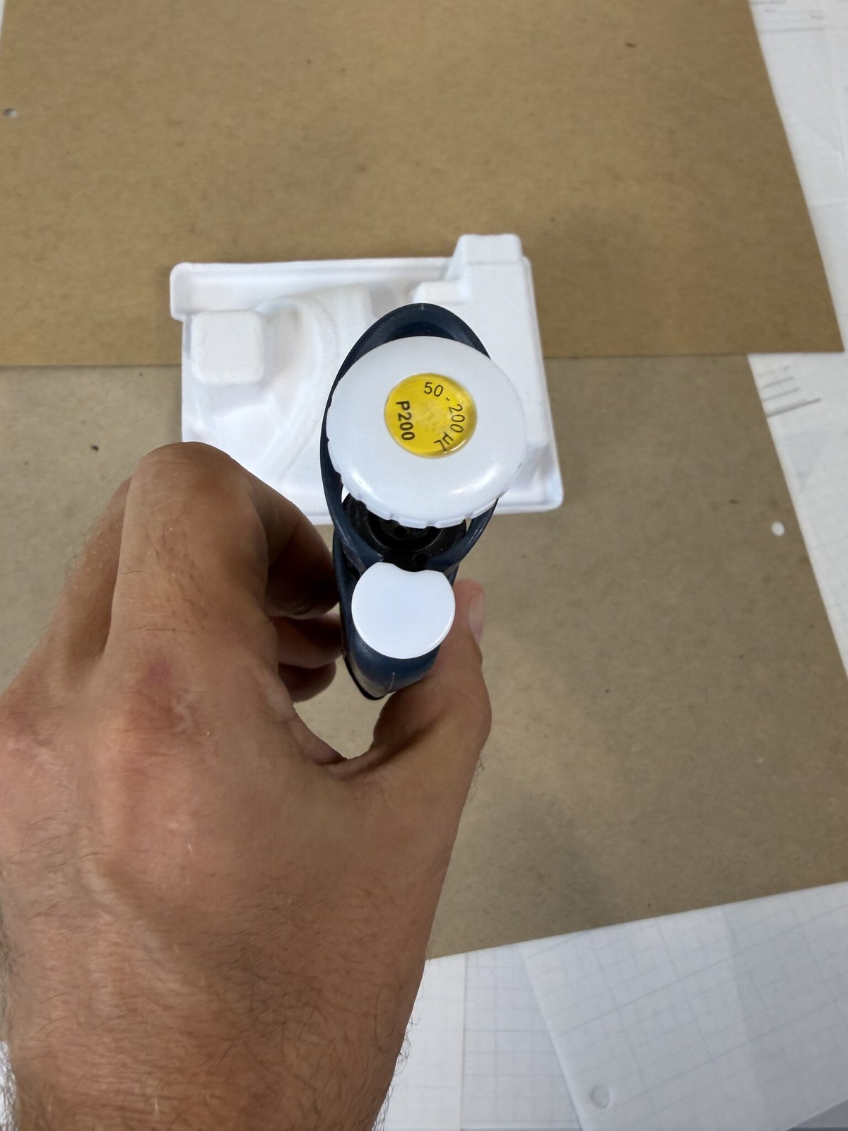 Gilson Pipetman P200 50-200uL Single Channel Manual Pipette Tested