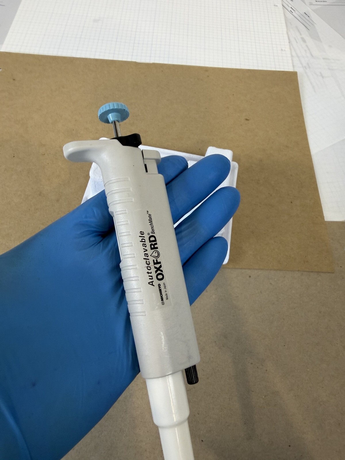Oxford BenchMate 100-1000uL Single Channel Manual Pipette Nichiryo Autoclavable