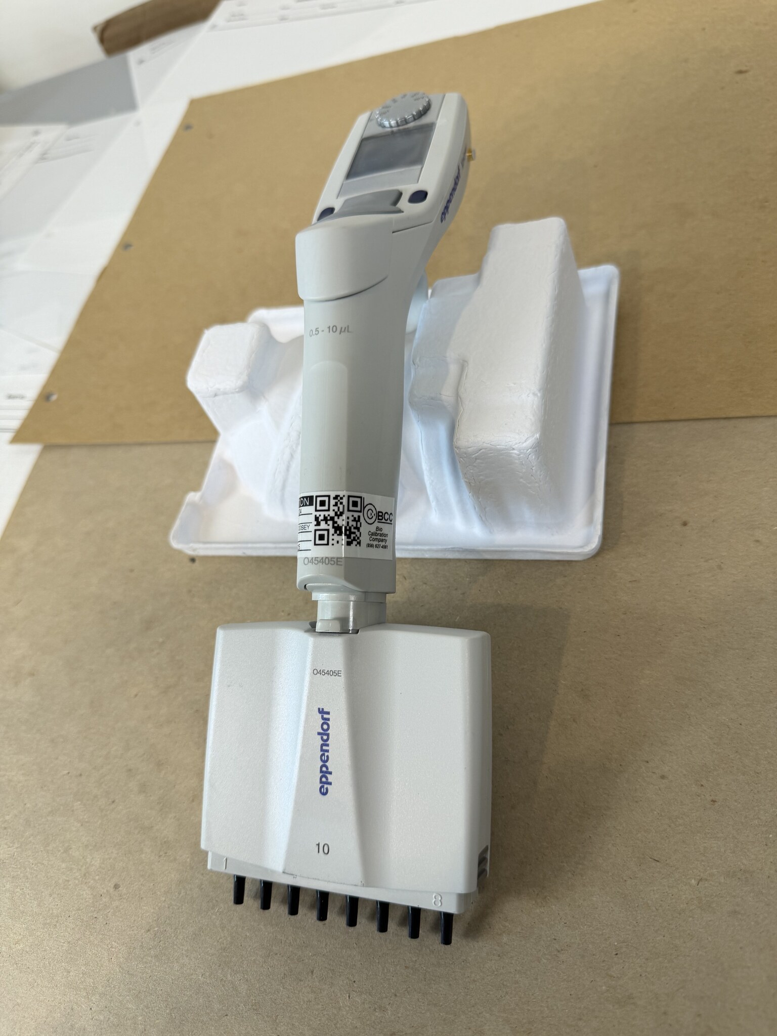 Eppendorf Xplorer 8-Channel 0.5-10uL Electronic Pipette - AS-IS Parts/Repair