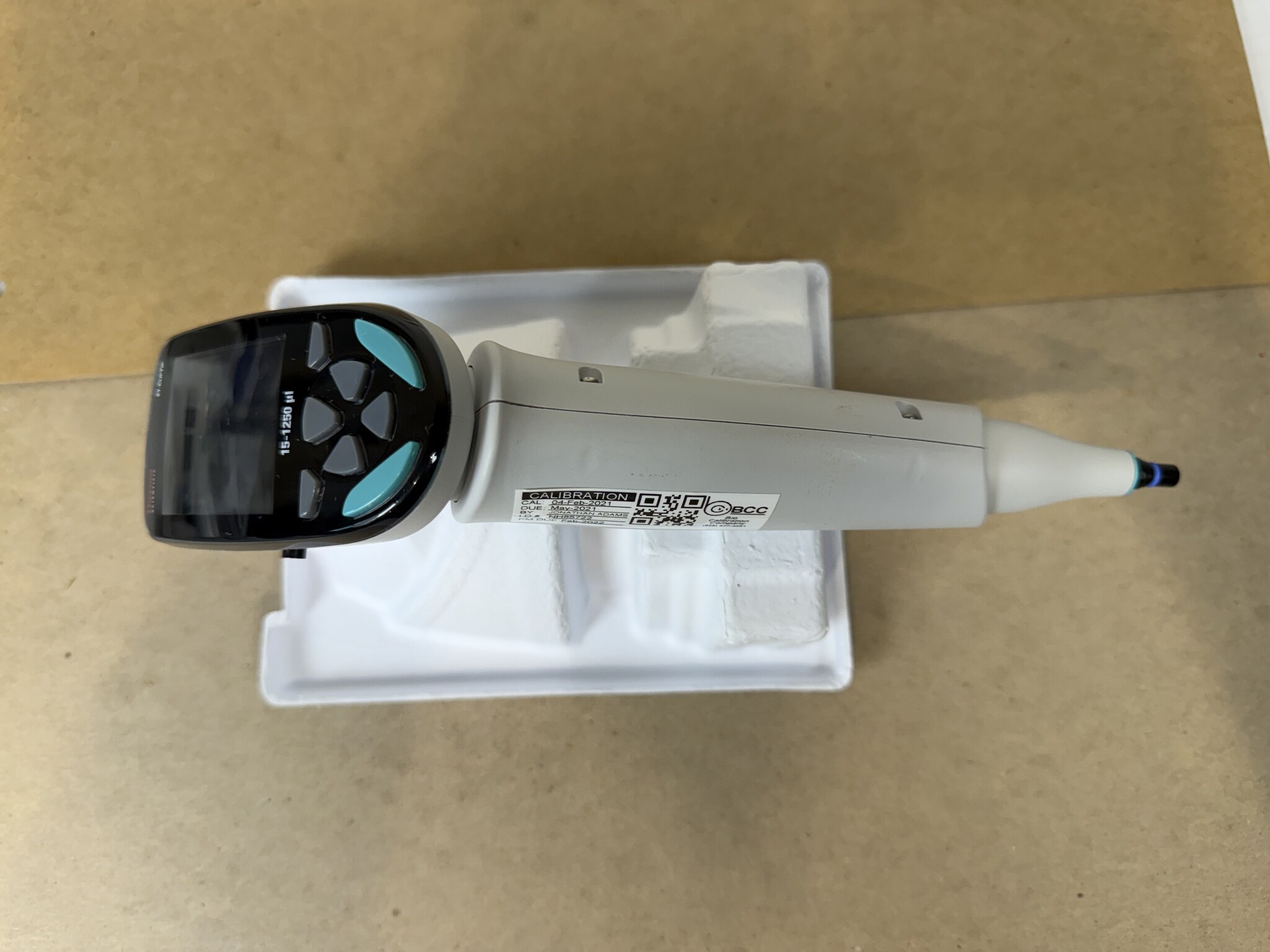 Thermo E1-ClipTip 15-1250uL Single Channel Electronic Pipette 4670040 Tested