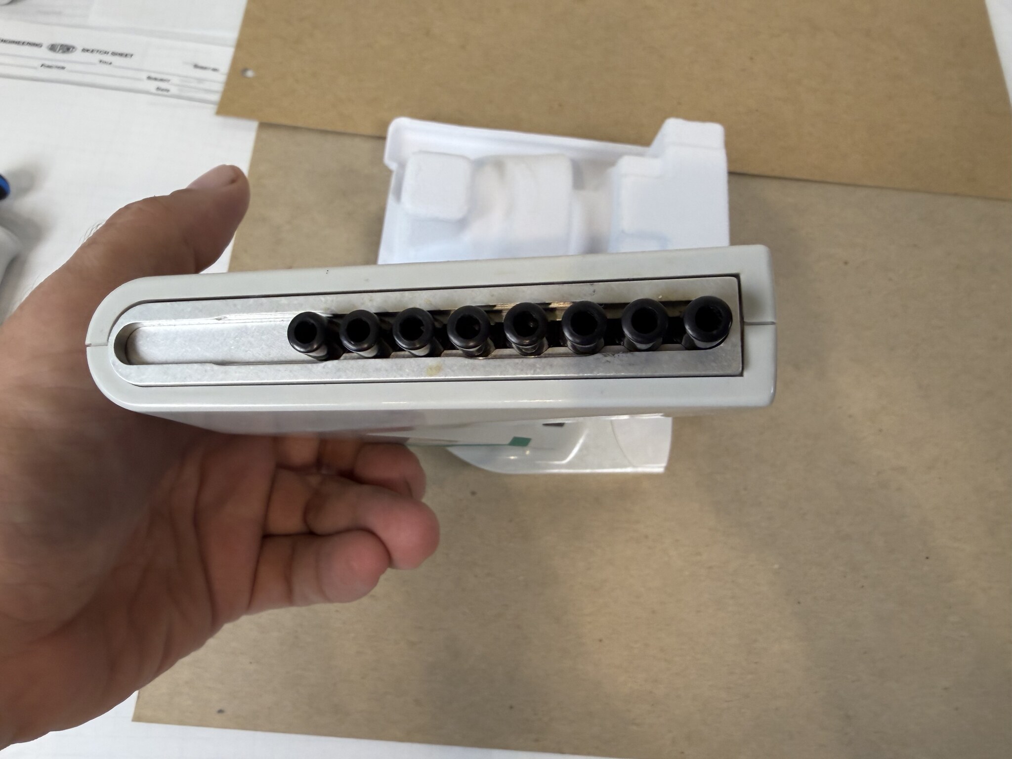 Thermo Scientific Matrix Impact2 1250uL 8-Channel Electronic Pipette Powers On