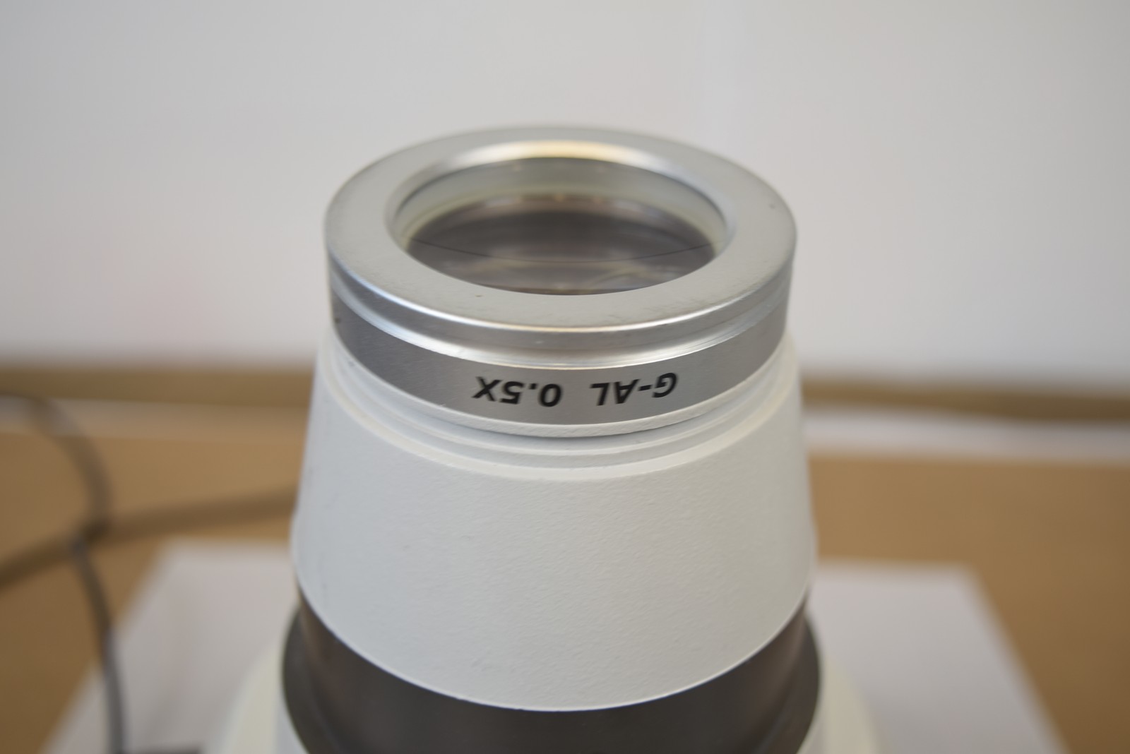 ScienScope Stereo Zoom Microscope Head G-AL 0.5X ELZ-P2 Rail LED Ring - No Stand