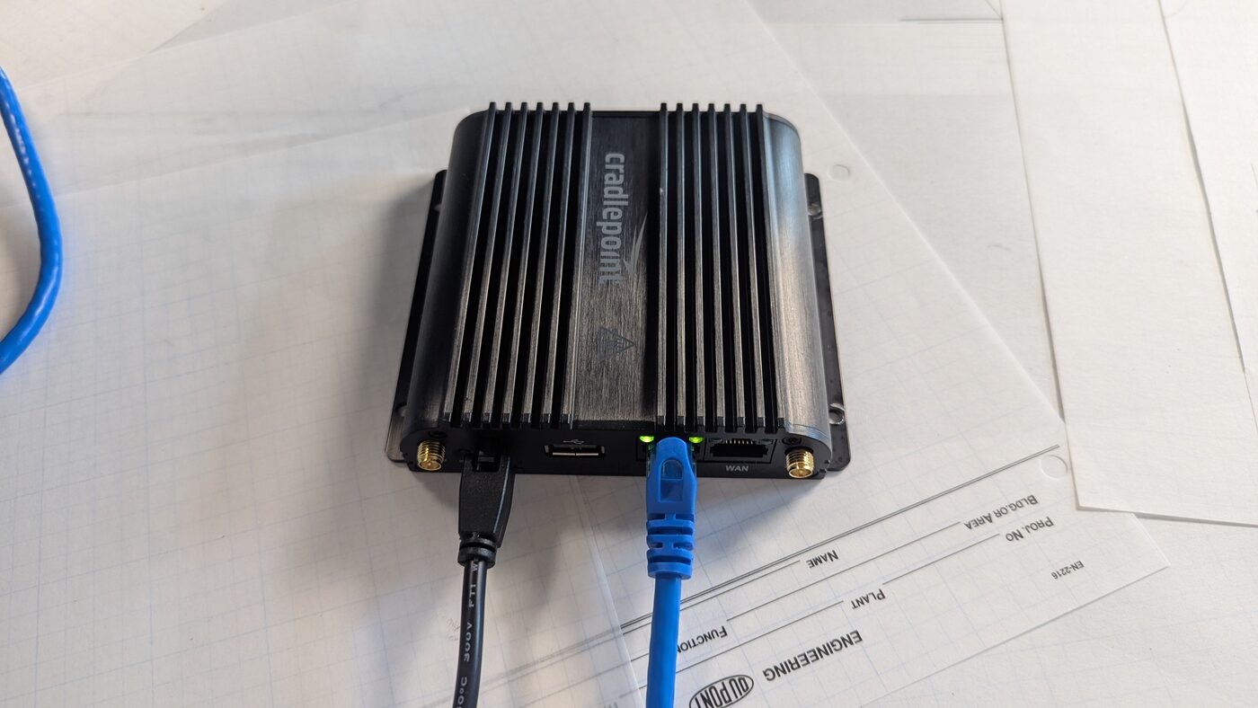 Cradlepoint COR IBR600B-LP4 Cat4 LTE Router Gateway M2M IoT - Tested