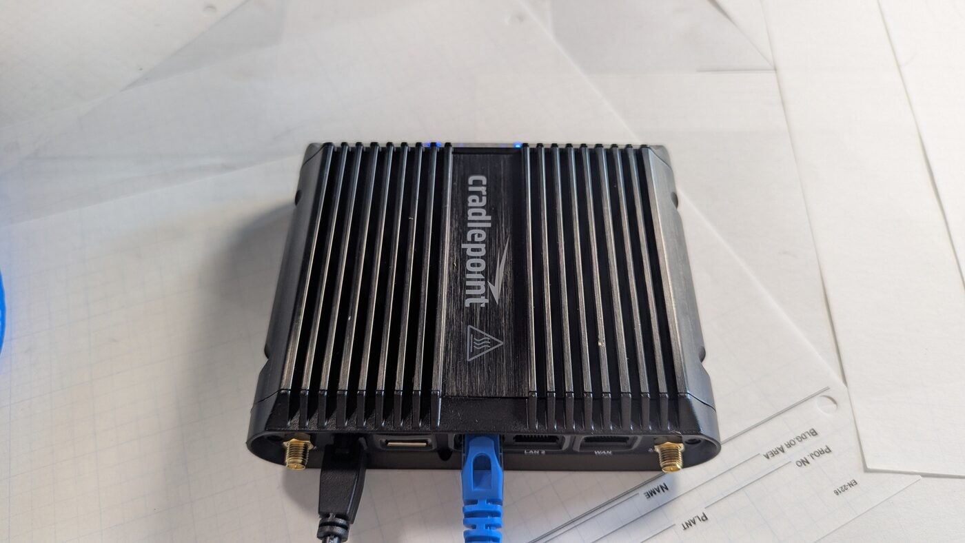 Cradlepoint COR IBR1100LPE Rugged LTE Cat6 Router Verizon GPS - Tested